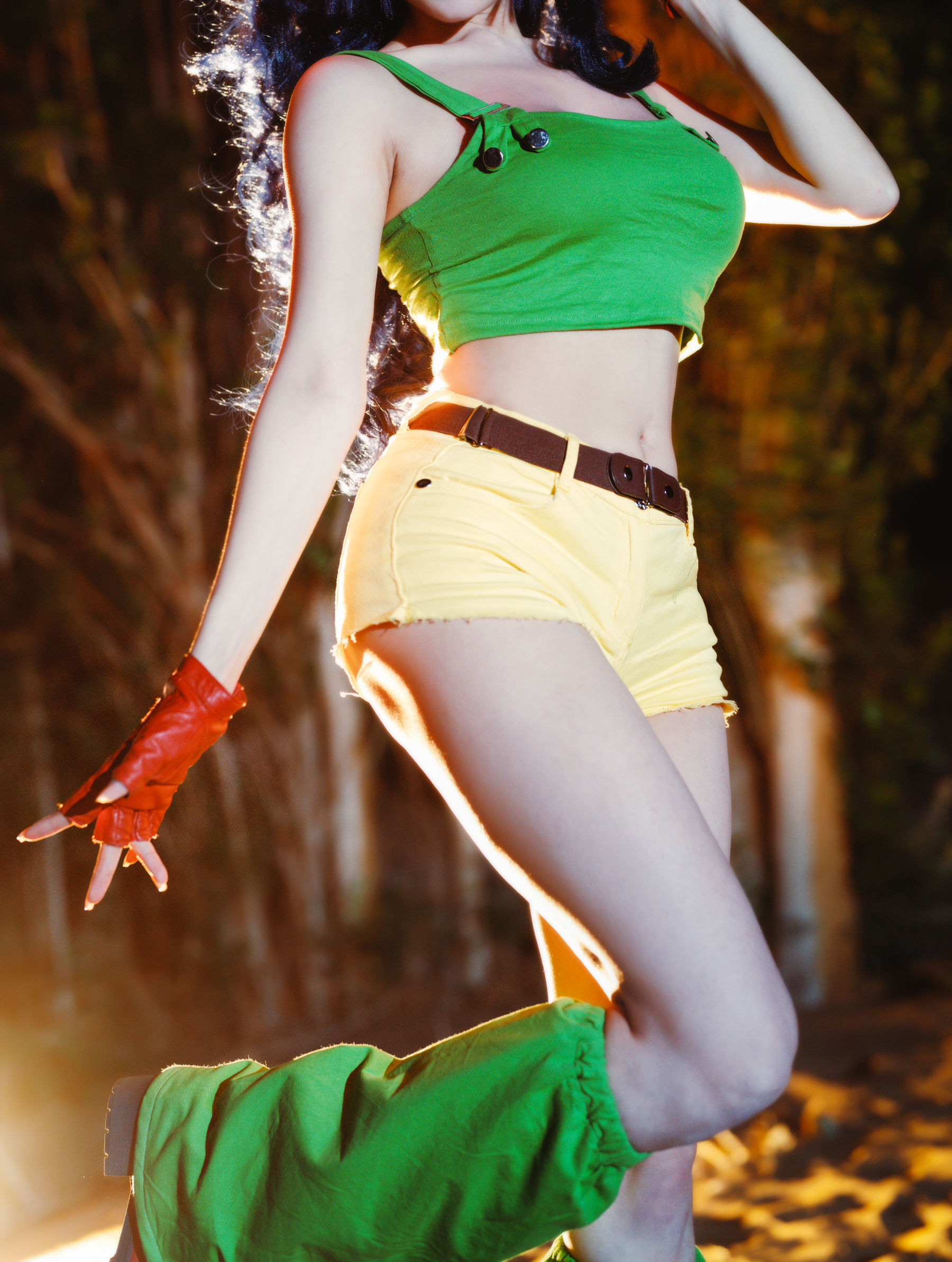 秋和柯基(夏小秋秋秋) – 兰琪（七龙珠） Cosplay-第29张