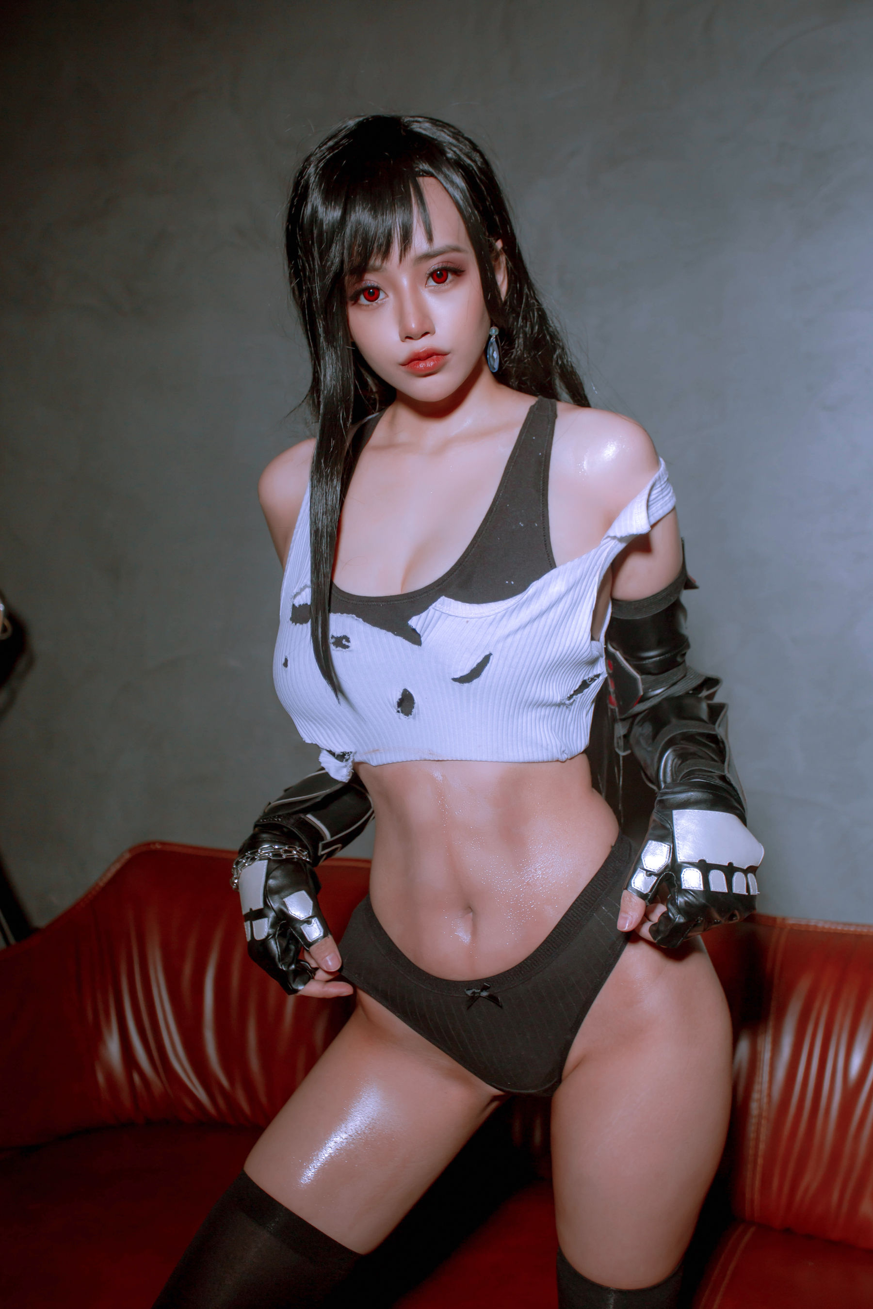 日本性感萝莉Byoru – Tifa Lockhart Cosplay-第36张