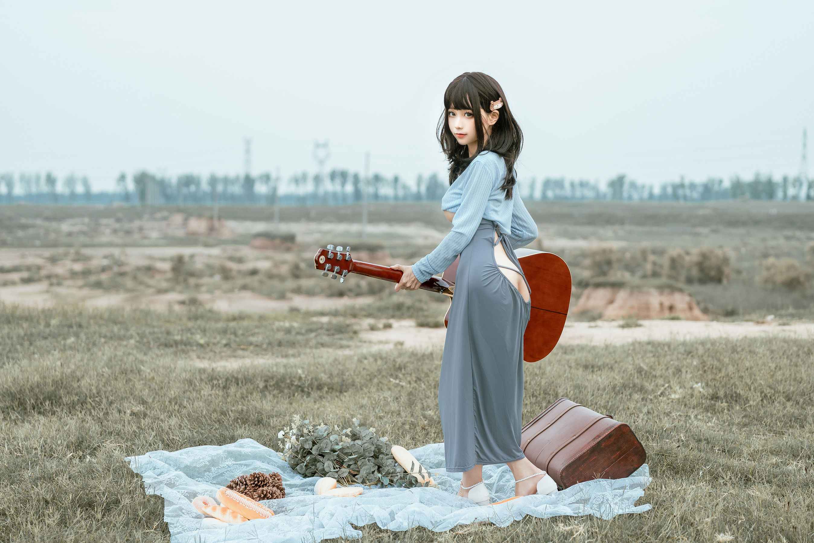 动漫博主蠢沫沫 – 吉他妹妹 Cosplay-第20张