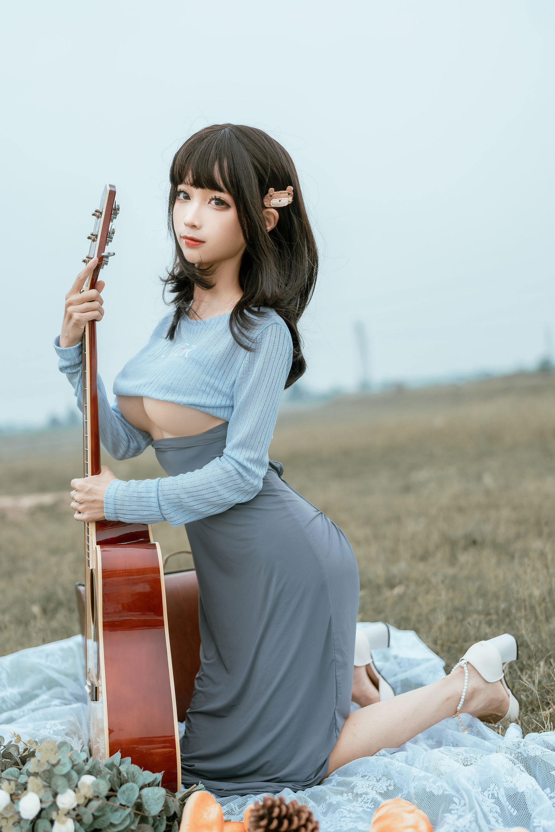 动漫博主蠢沫沫 – 吉他妹妹 Cosplay-第1张