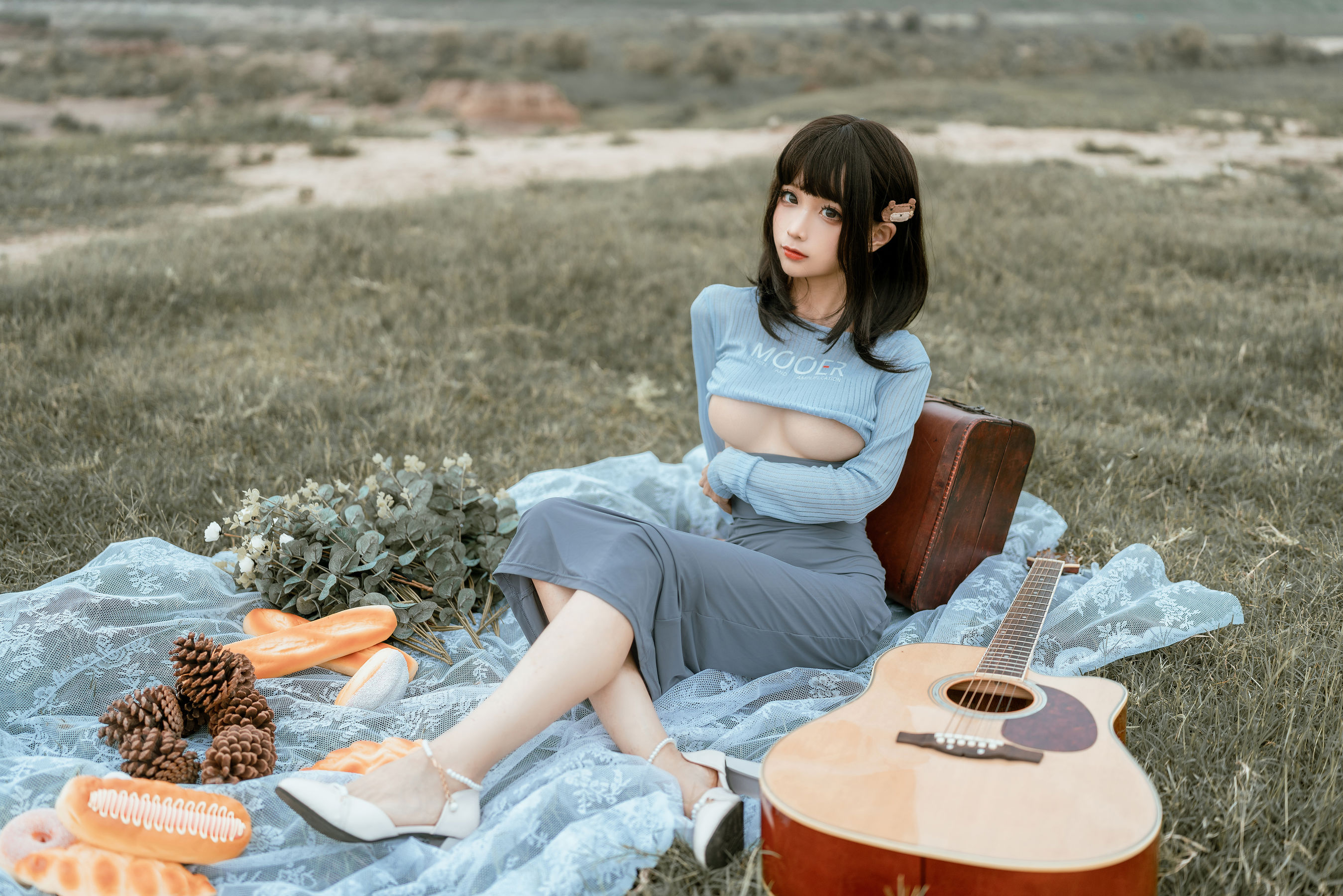 动漫博主蠢沫沫 – 吉他妹妹 Cosplay-第3张