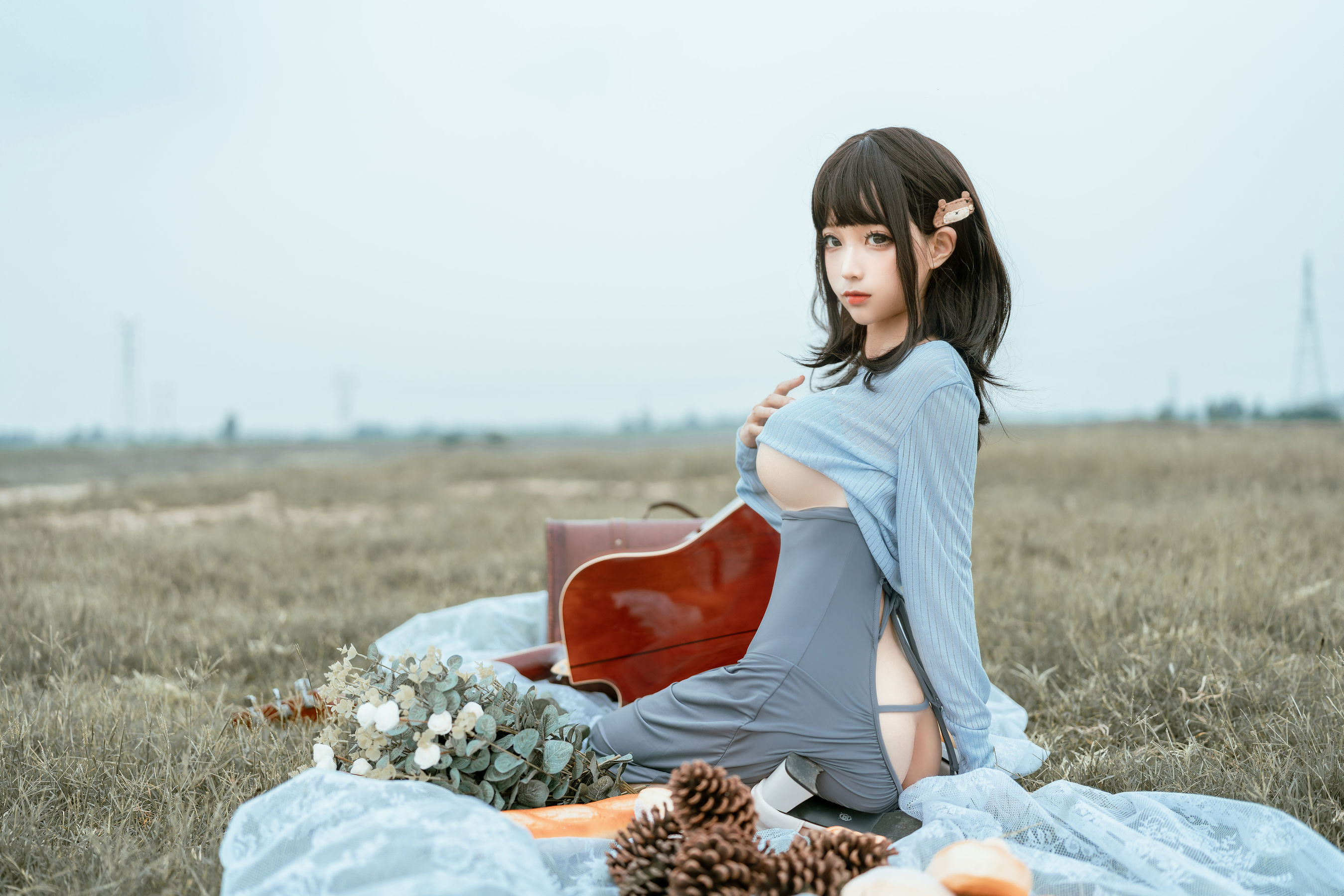 动漫博主蠢沫沫 – 吉他妹妹 Cosplay-第22张