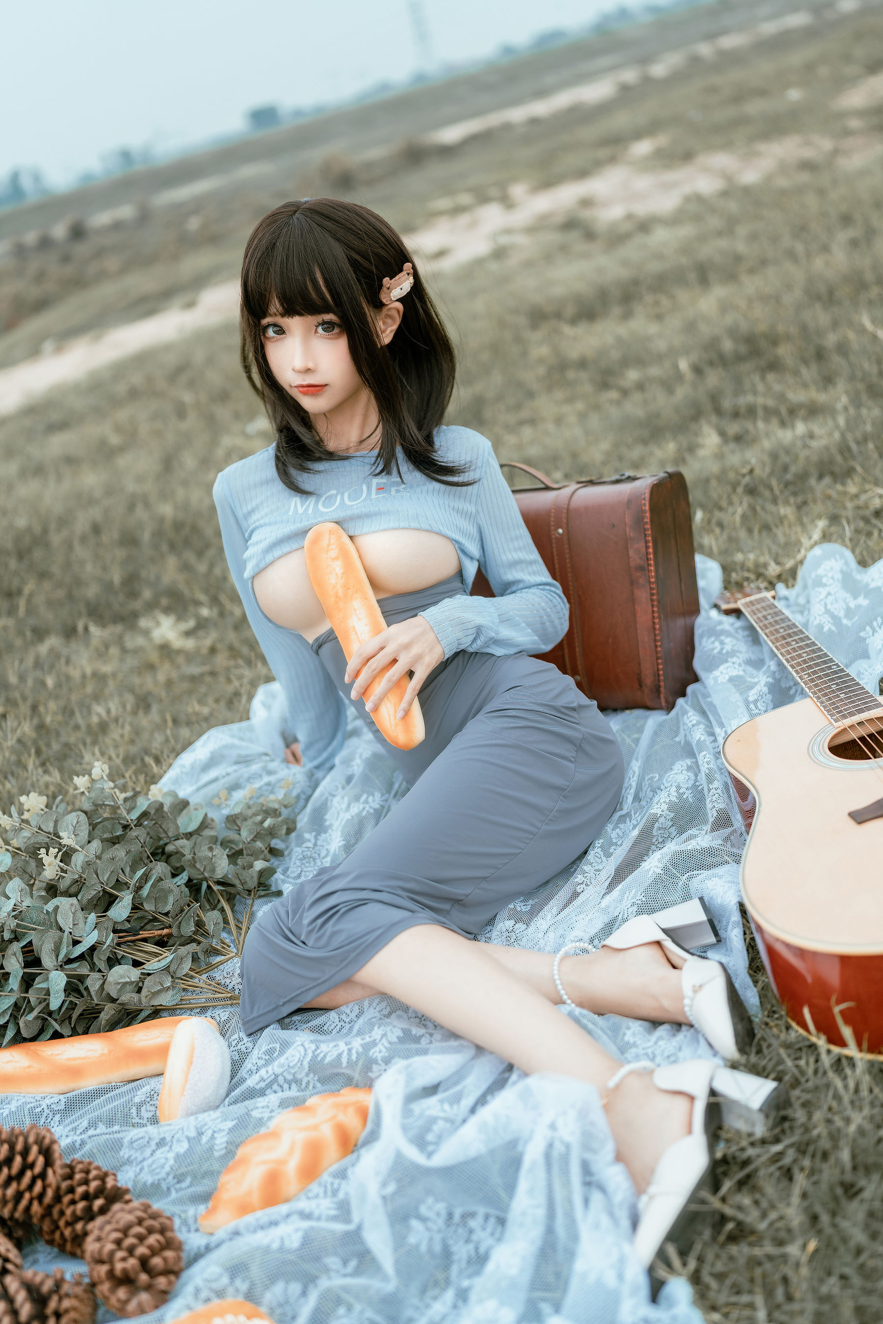 动漫博主蠢沫沫 – 吉他妹妹 Cosplay-第6张
