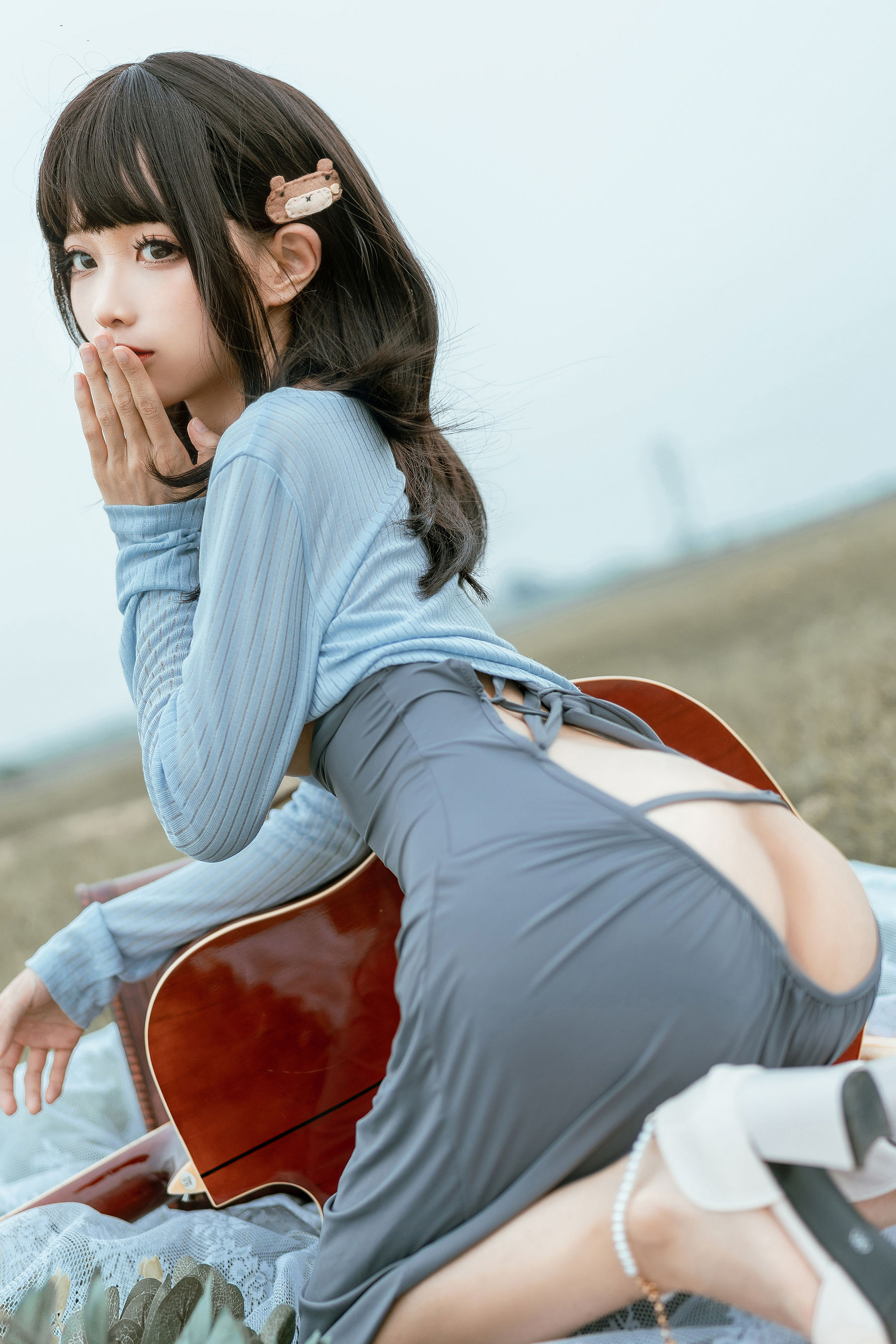 动漫博主蠢沫沫 – 吉他妹妹 Cosplay-第28张