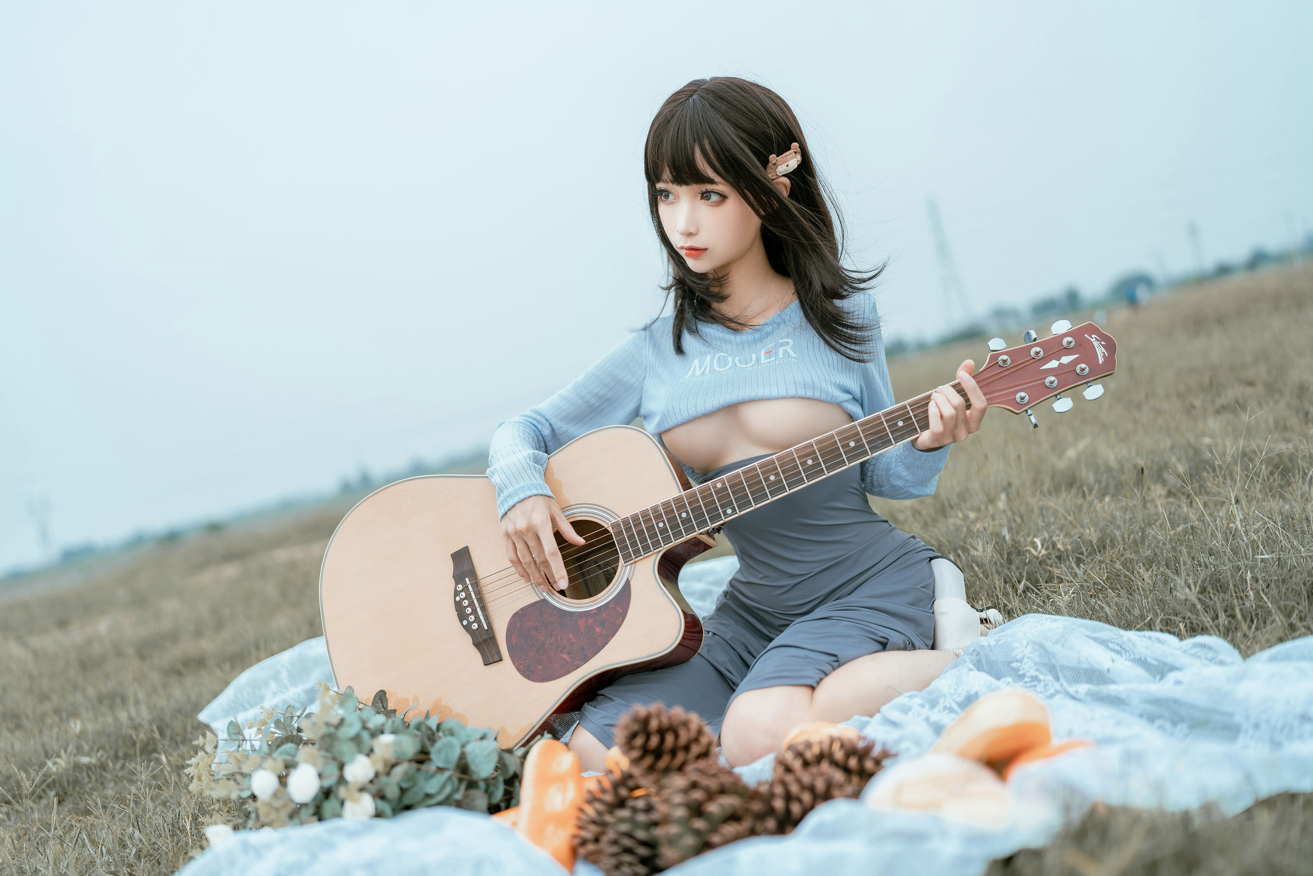 动漫博主蠢沫沫 – 吉他妹妹 Cosplay-第36张