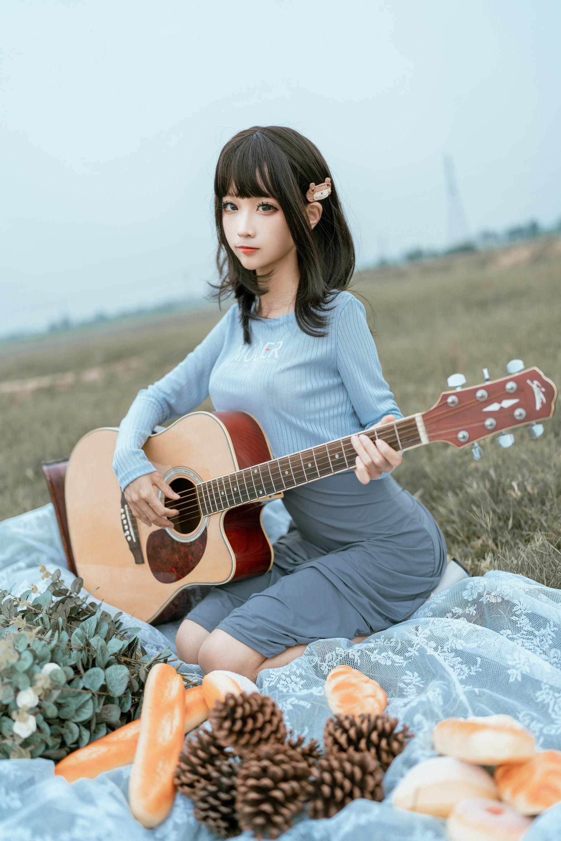 动漫博主蠢沫沫 – 吉他妹妹 Cosplay-第35张