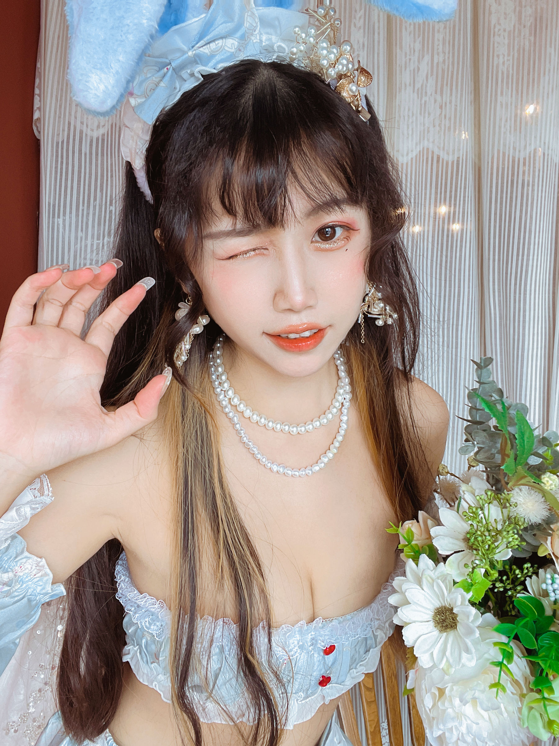 微博人气Coser不呆猫 – 兔子女友 Cosplay-第5张