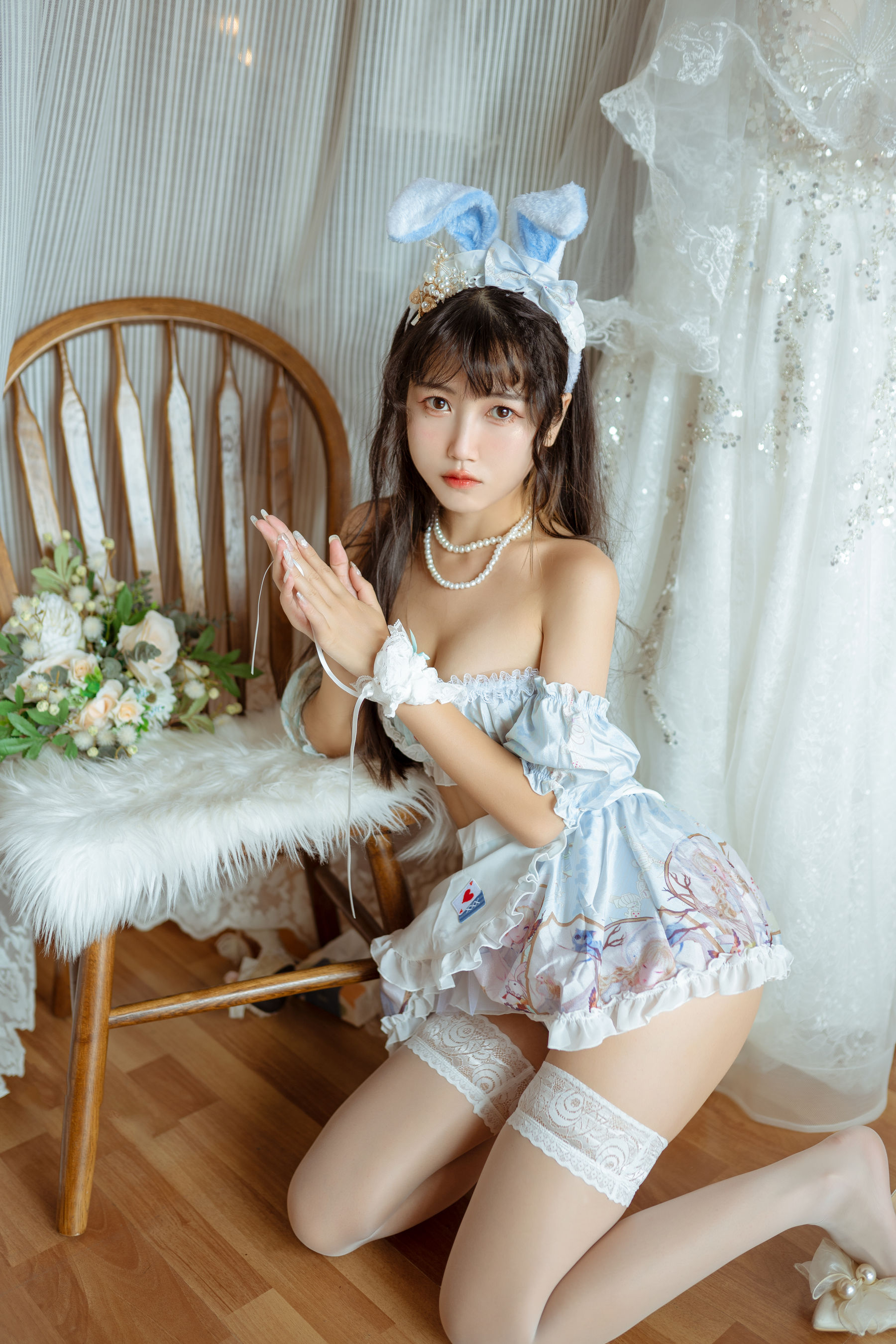 微博人气Coser不呆猫 – 兔子女友 Cosplay-第24张