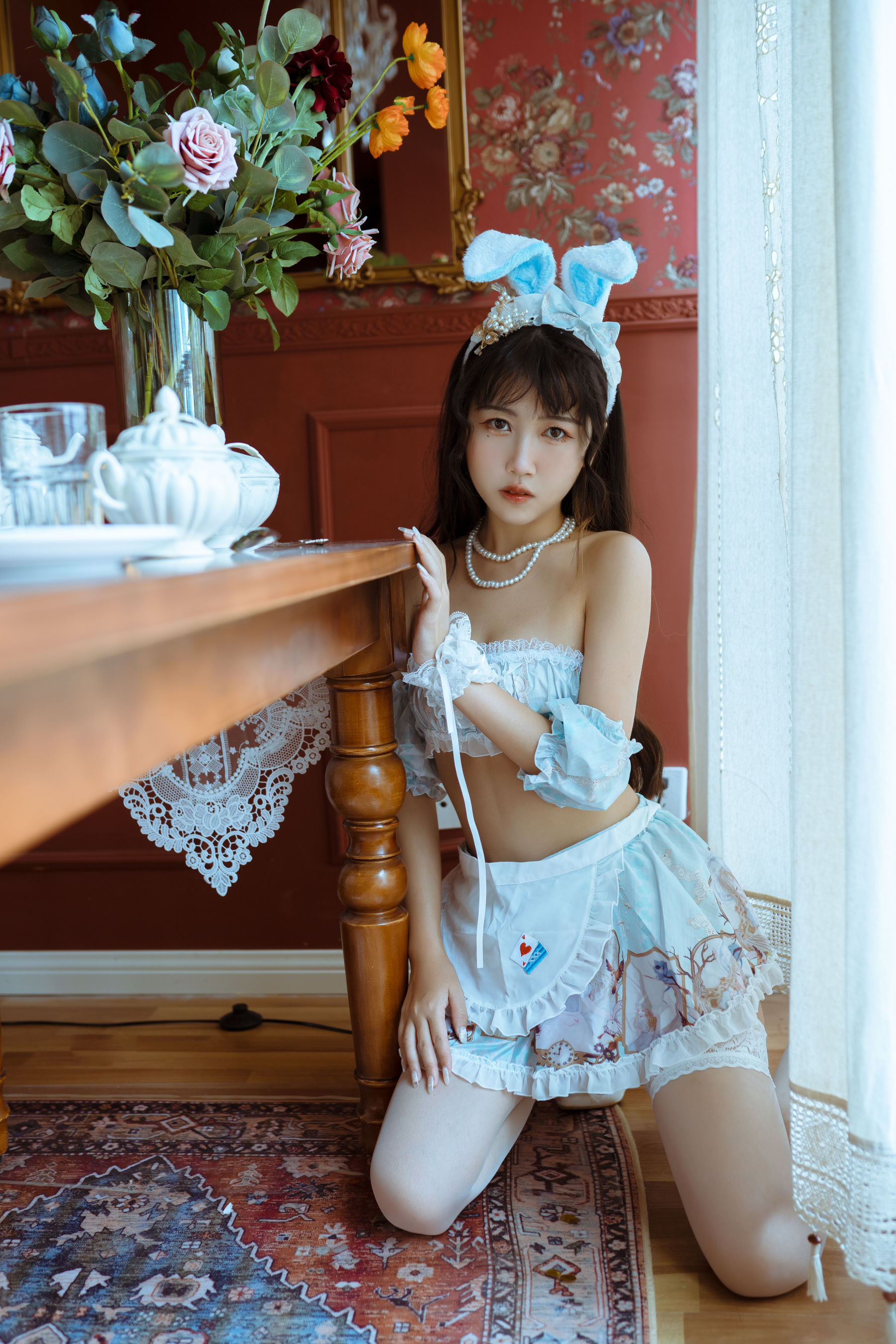 微博人气Coser不呆猫 – 兔子女友 Cosplay-第1张