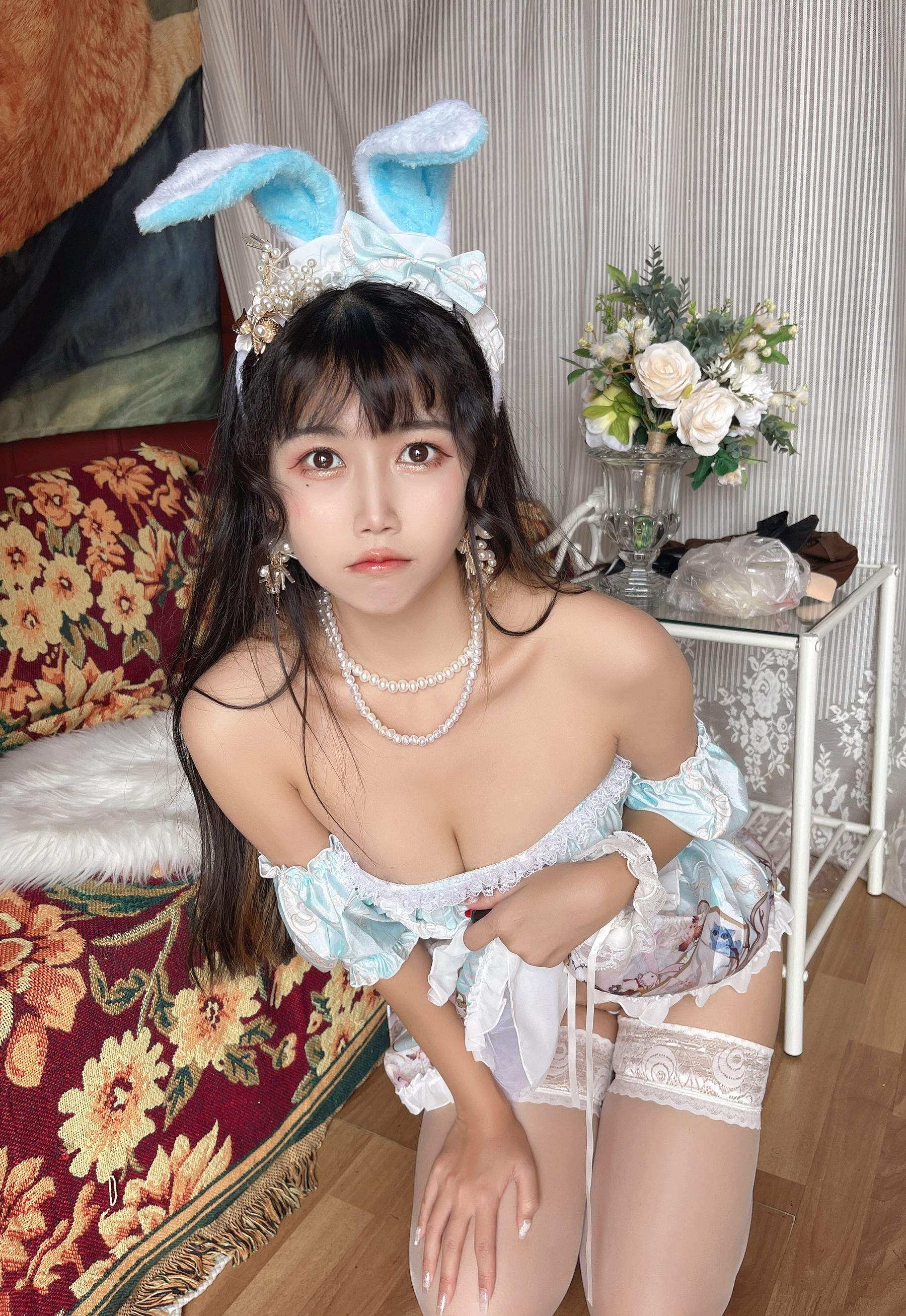 微博人气Coser不呆猫 – 兔子女友 Cosplay-第41张