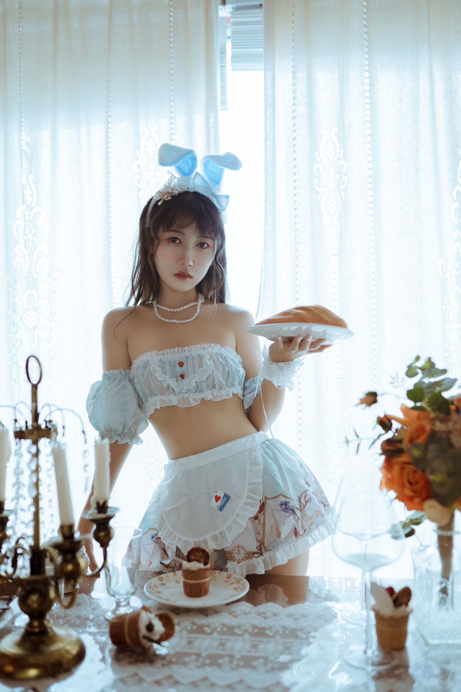 微博人气Coser不呆猫 – 兔子女友 Cosplay-第2张