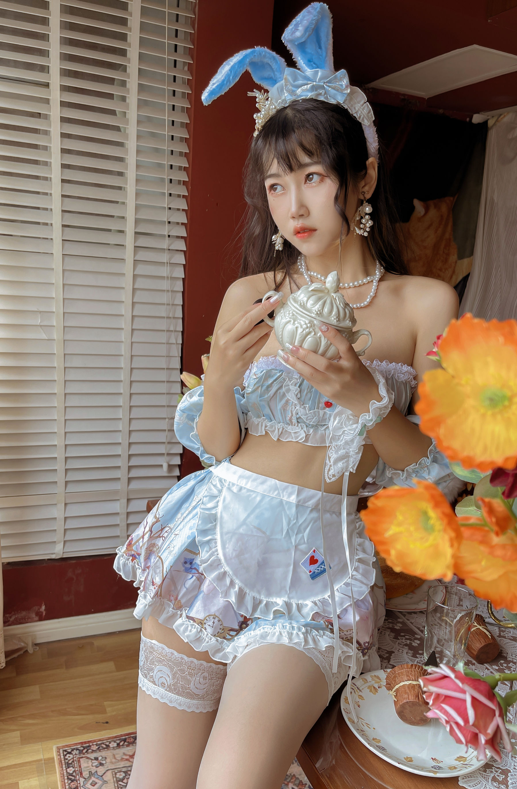 微博人气Coser不呆猫 – 兔子女友 Cosplay-第37张