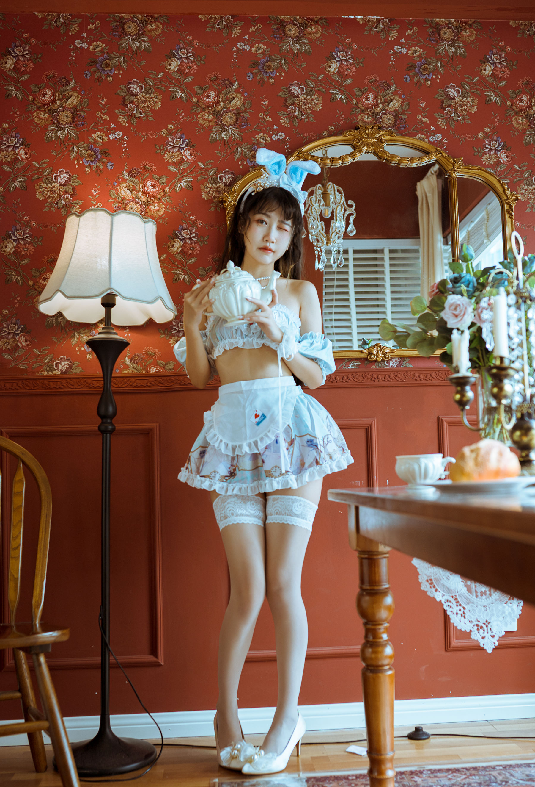 微博人气Coser不呆猫 – 兔子女友 Cosplay-第51张