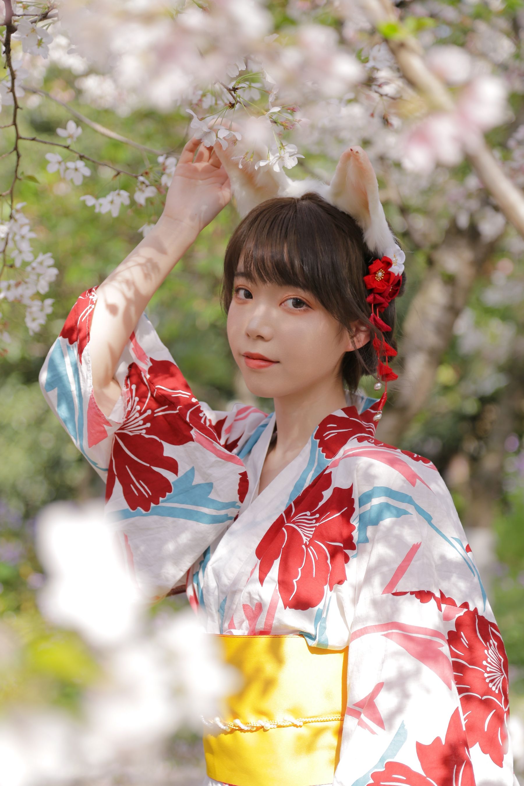 可爱妹子Fushii_海堂 – 樱花兔兔 Cosplay-第1张
