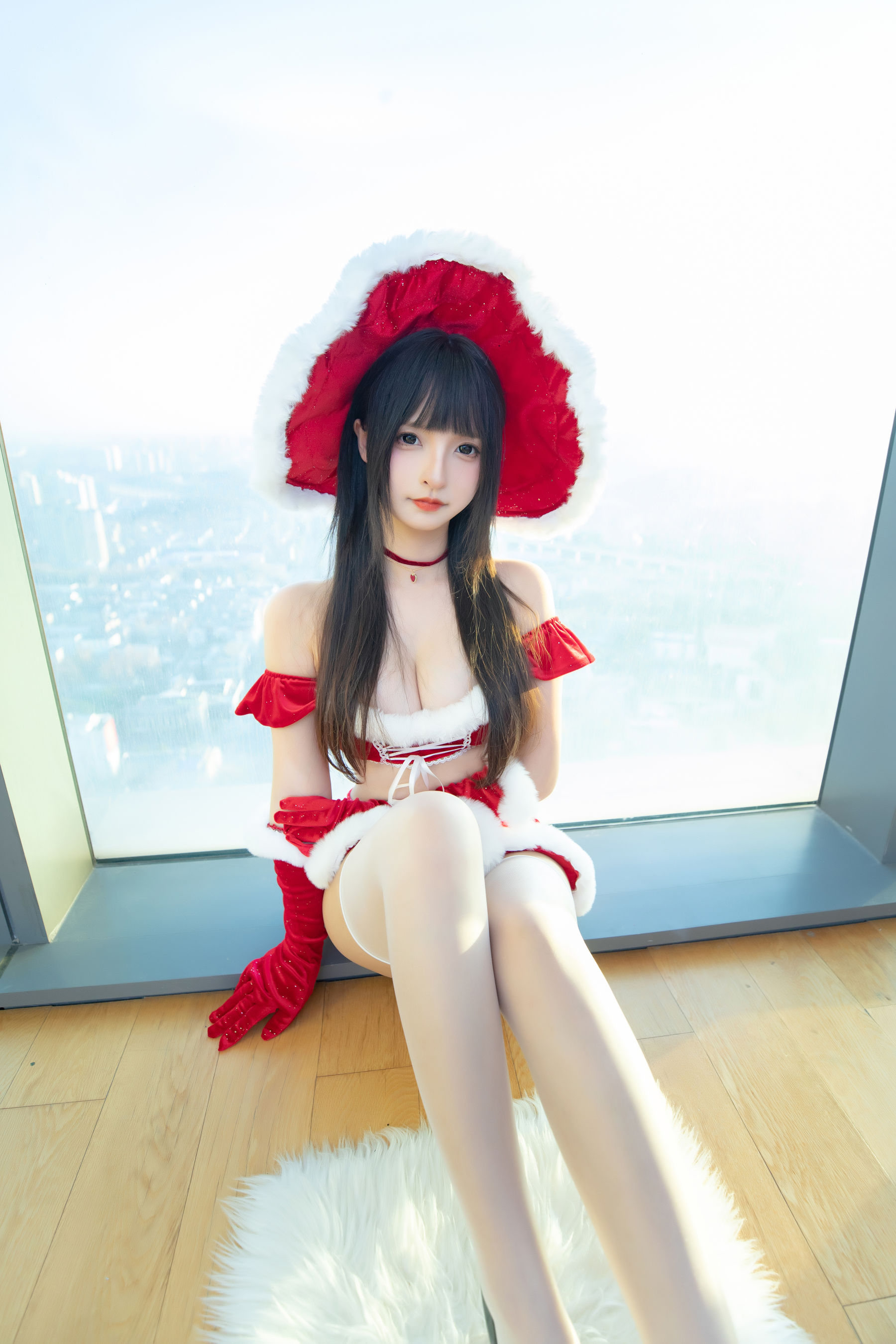 萝莉神楽板真冬 之圣诞魔法 Cosplay-第12张