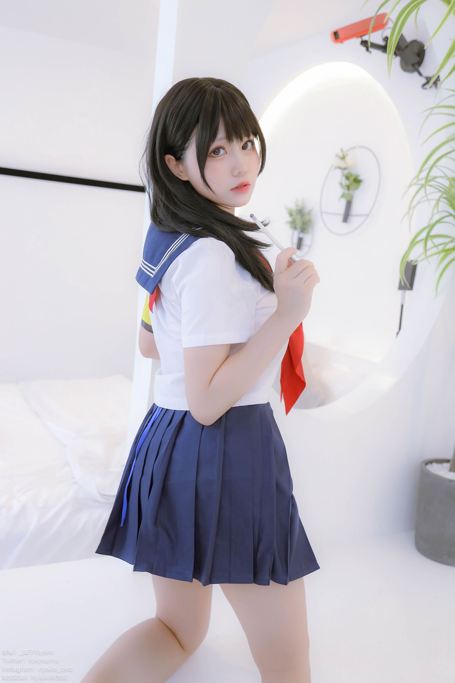 萌妹子Nyako喵子 – 风纪委员 Cosplay-第20张