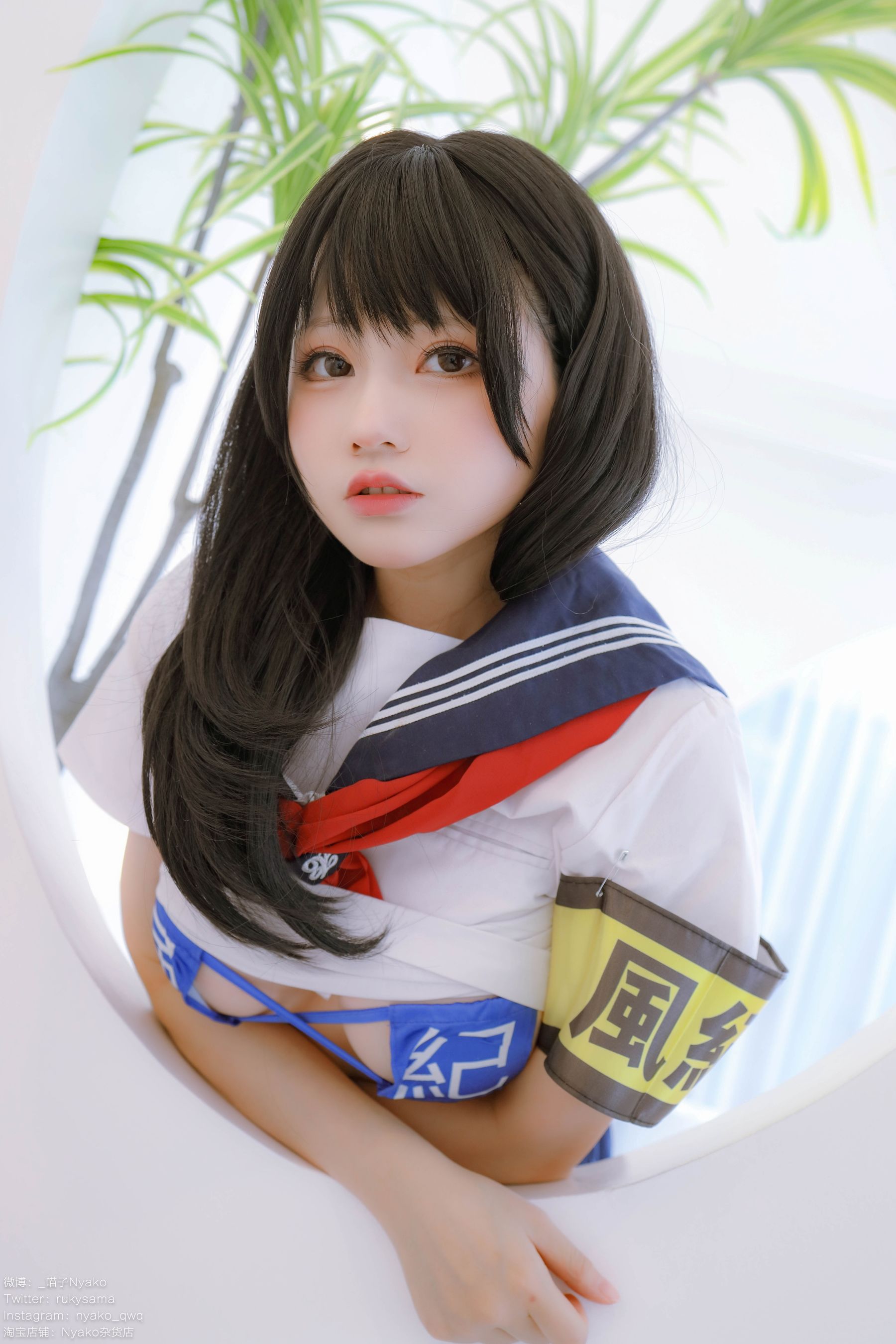 萌妹子Nyako喵子 – 风纪委员 Cosplay-第56张