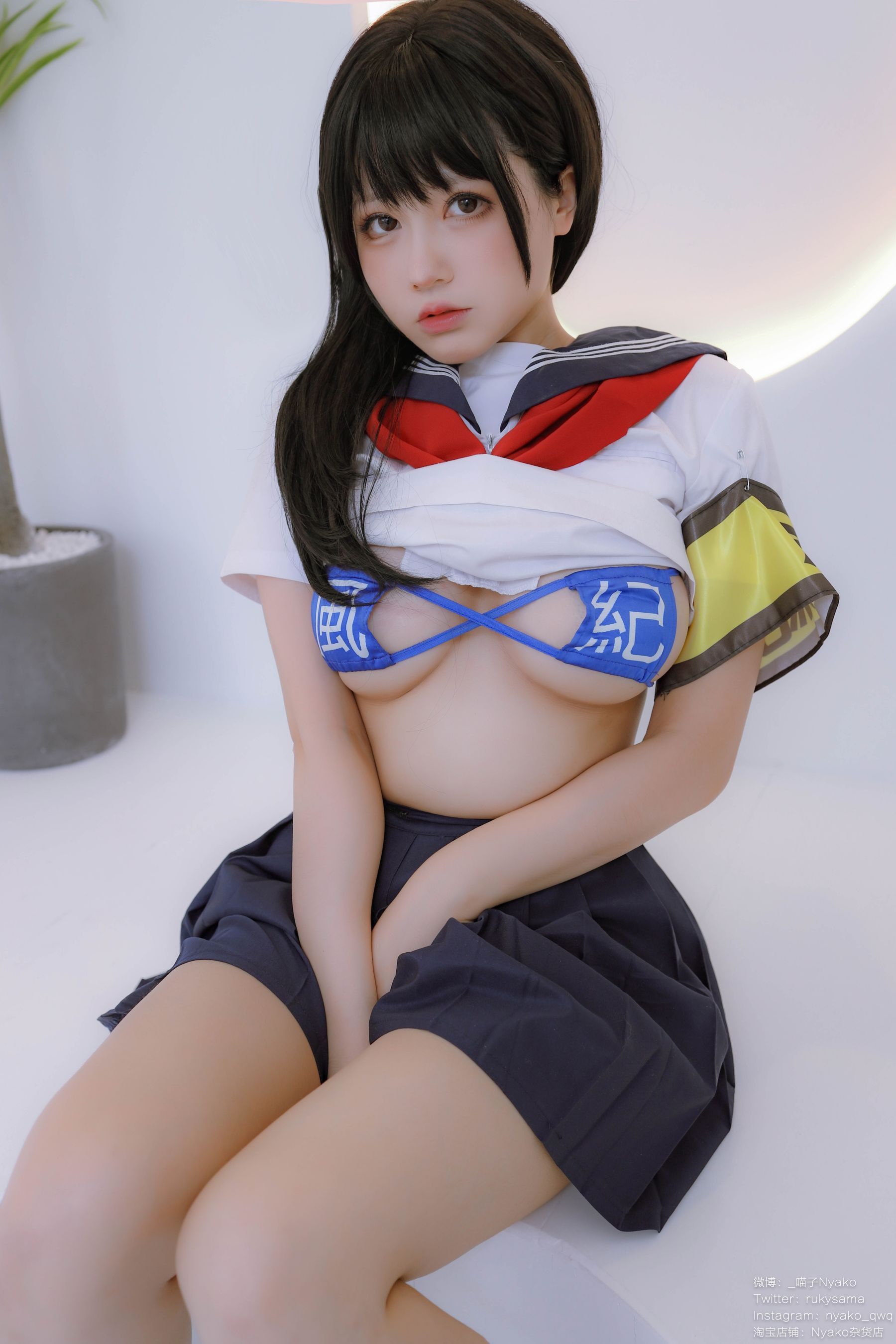 萌妹子Nyako喵子 – 风纪委员 Cosplay-第63张