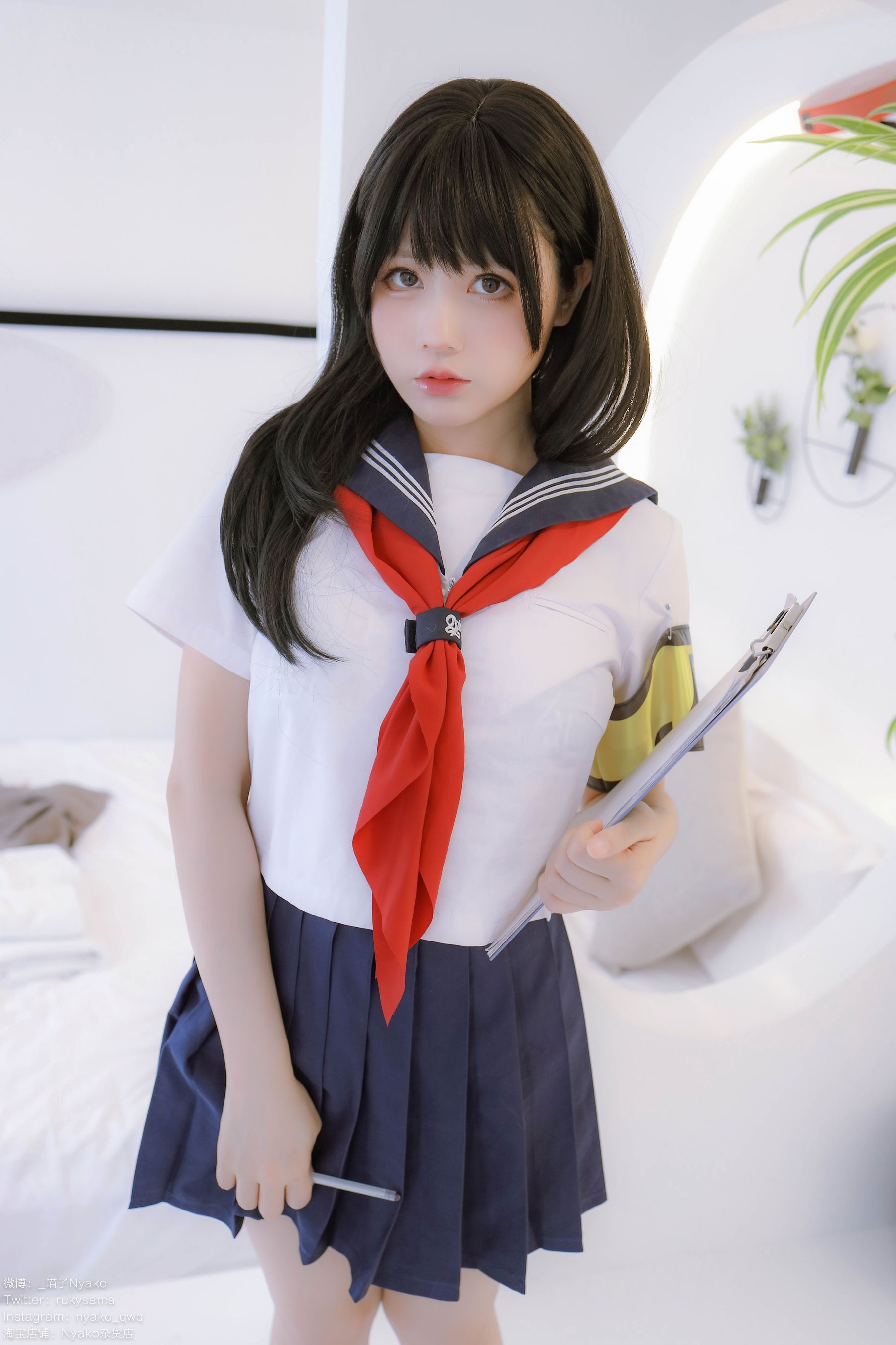 萌妹子Nyako喵子 – 风纪委员 Cosplay-第34张