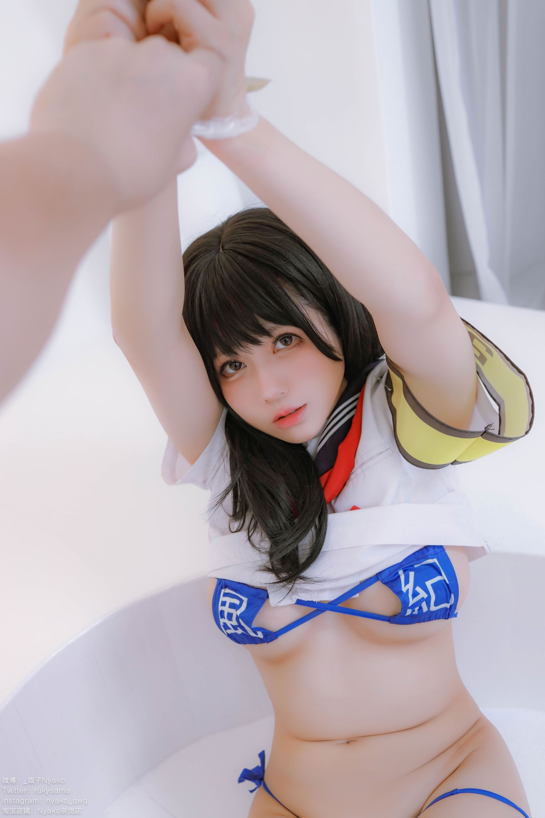 萌妹子Nyako喵子 – 风纪委员 Cosplay-第36张