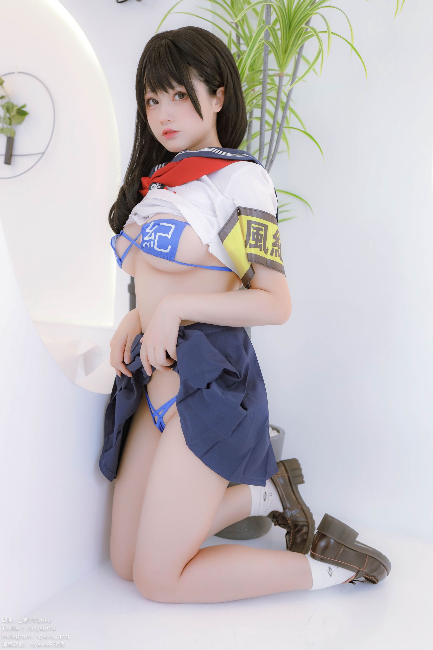 萌妹子Nyako喵子 – 风纪委员 Cosplay-第62张
