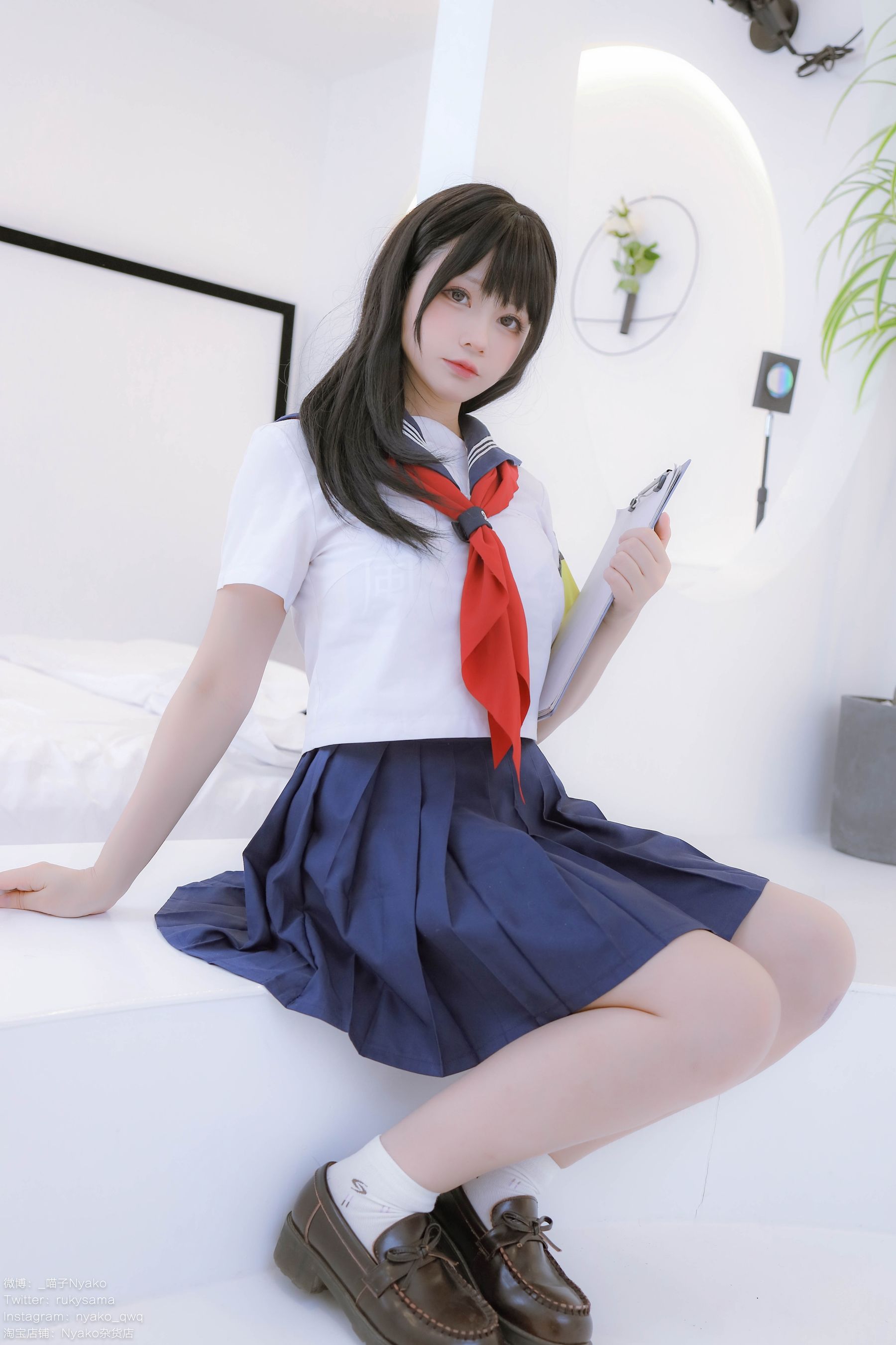 萌妹子Nyako喵子 – 风纪委员 Cosplay-第14张