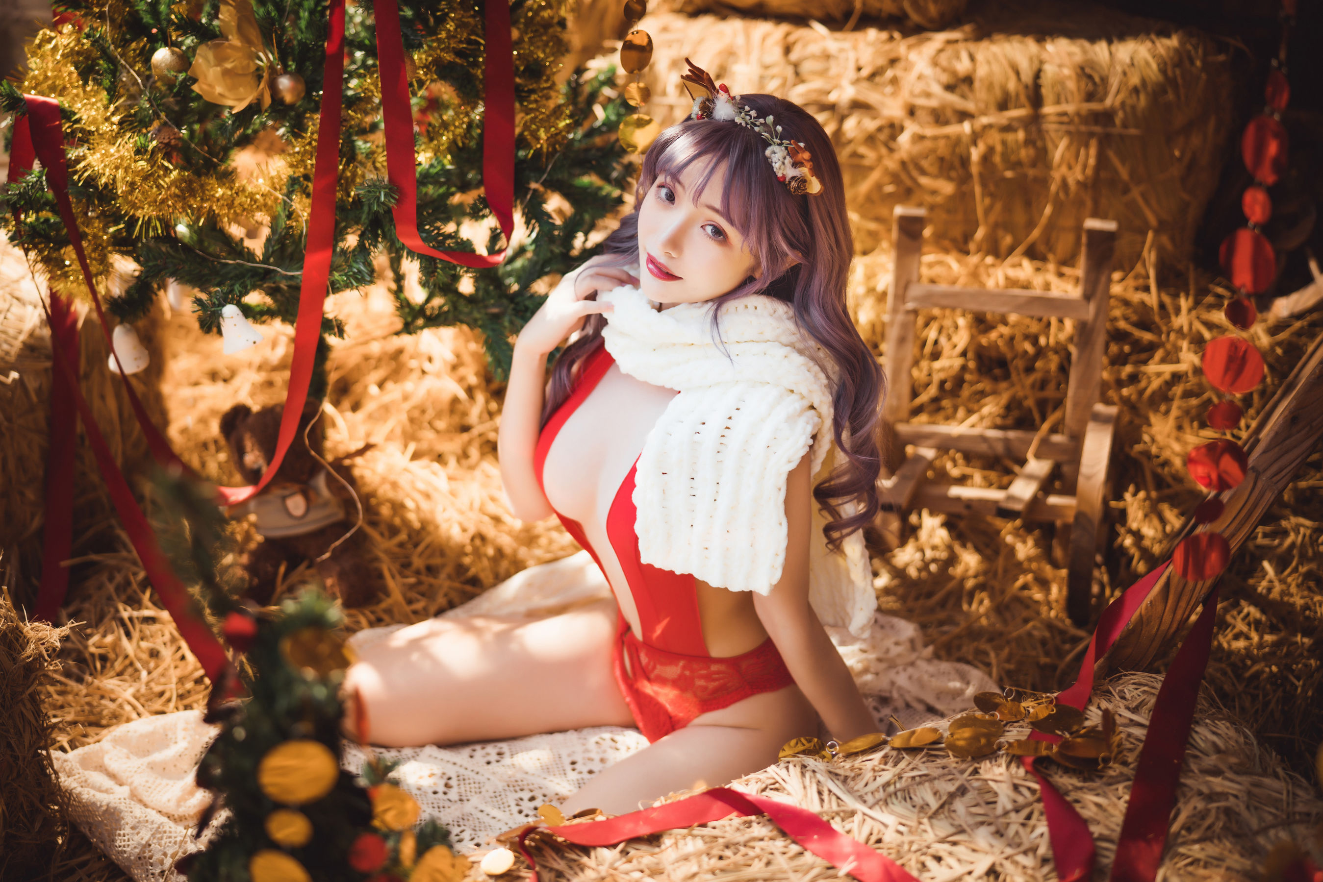 动漫博主雯妹 – 2020圣诞 Cosplay-第28张