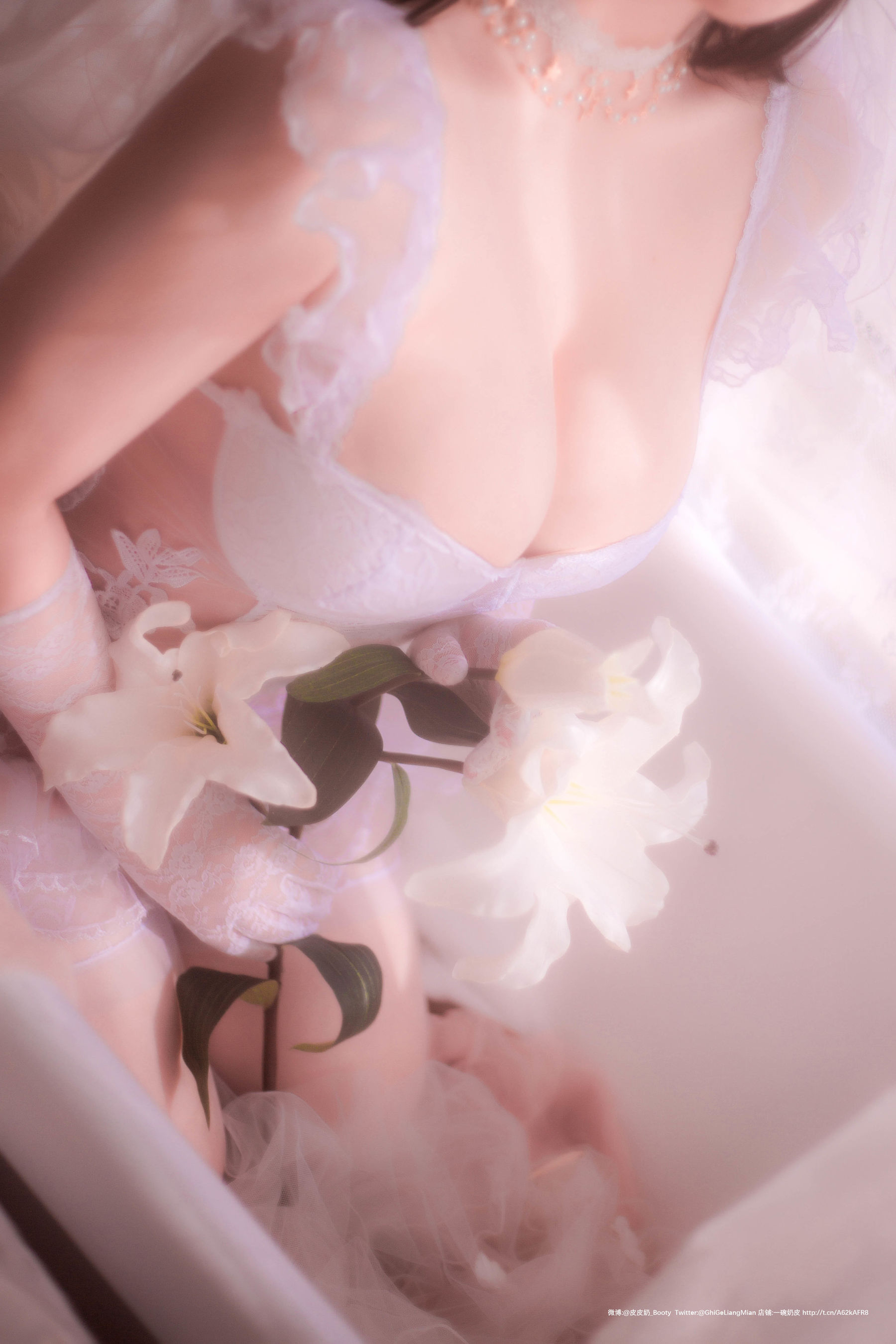 皮皮奶可可爱了啦 – 朦胧婚纱 Cosplay-第7张