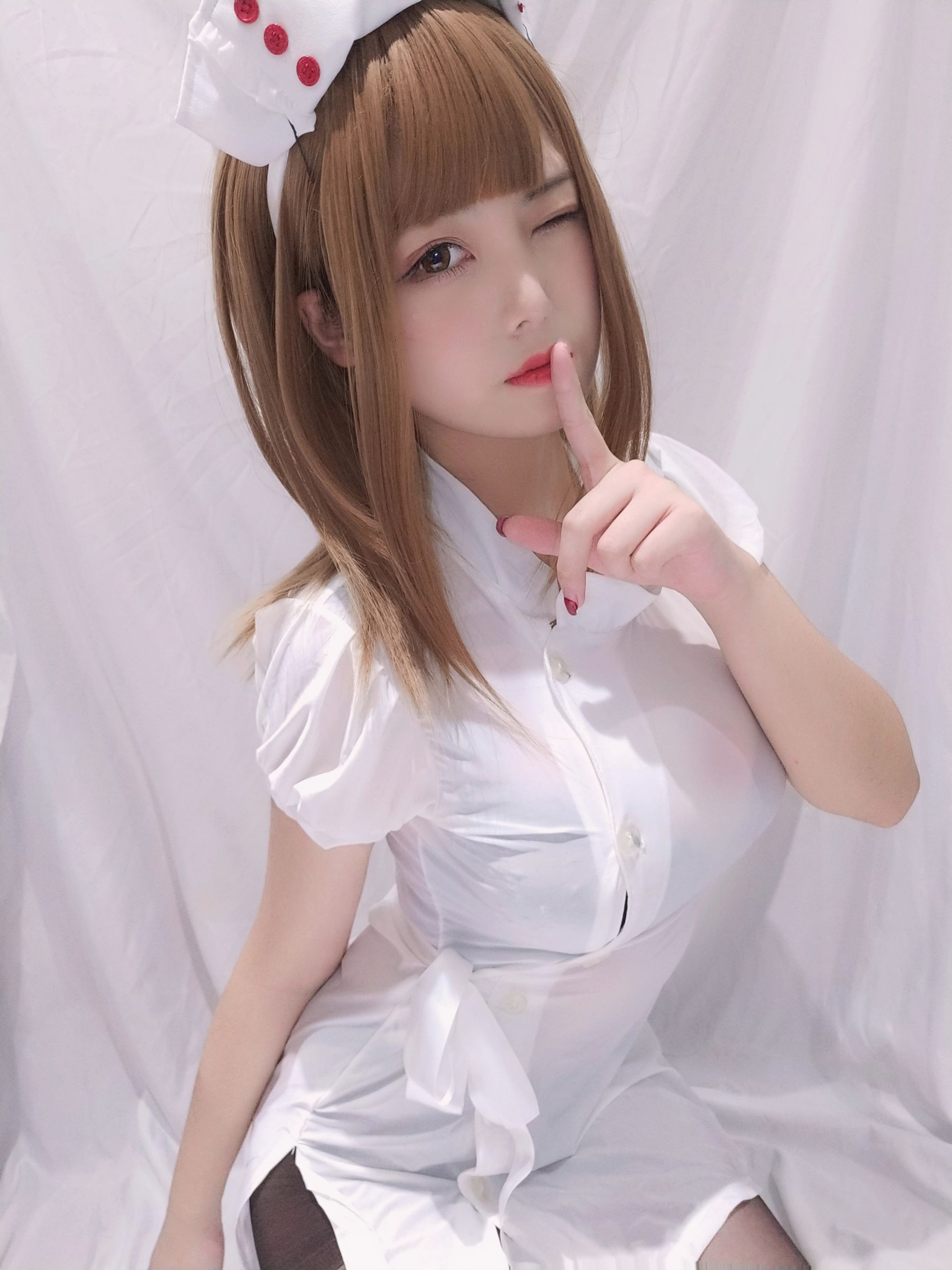 萌系小姐姐蜜汁猫裘 – 小护士 Cosplay-第4张