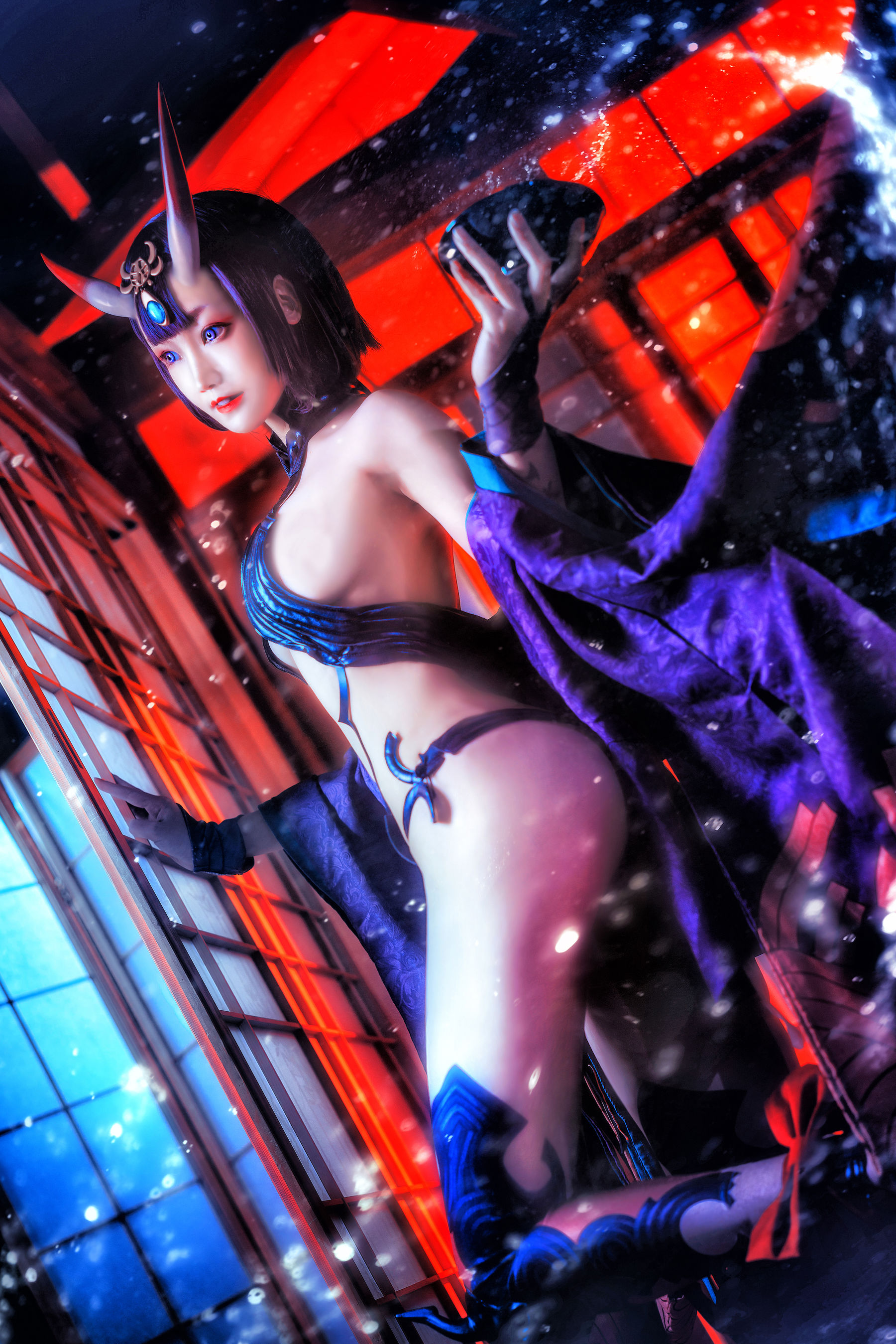 COS少女星野咪兔 – 酒吞童子 Cosplay-第2张