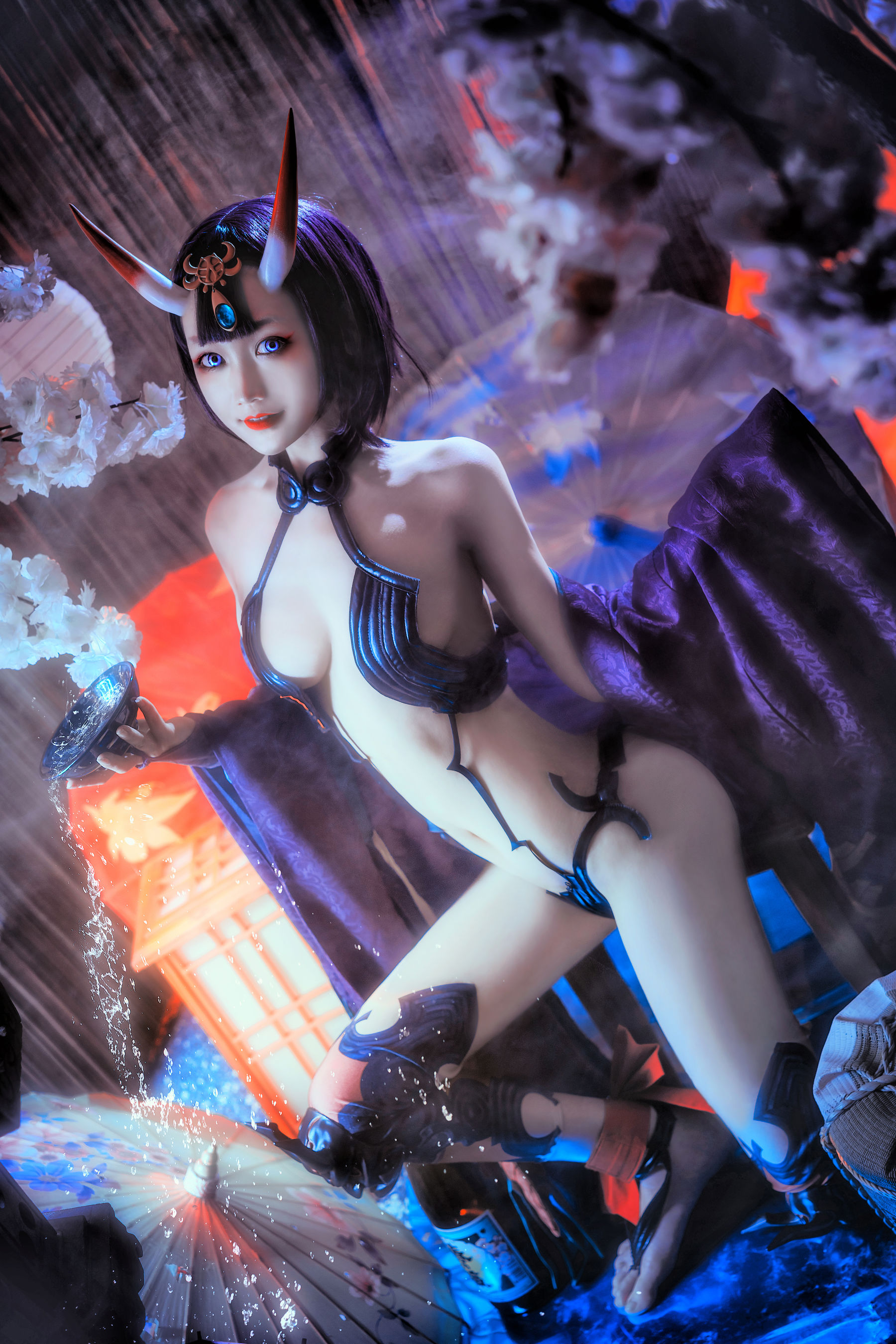 COS少女星野咪兔 – 酒吞童子 Cosplay-第5张