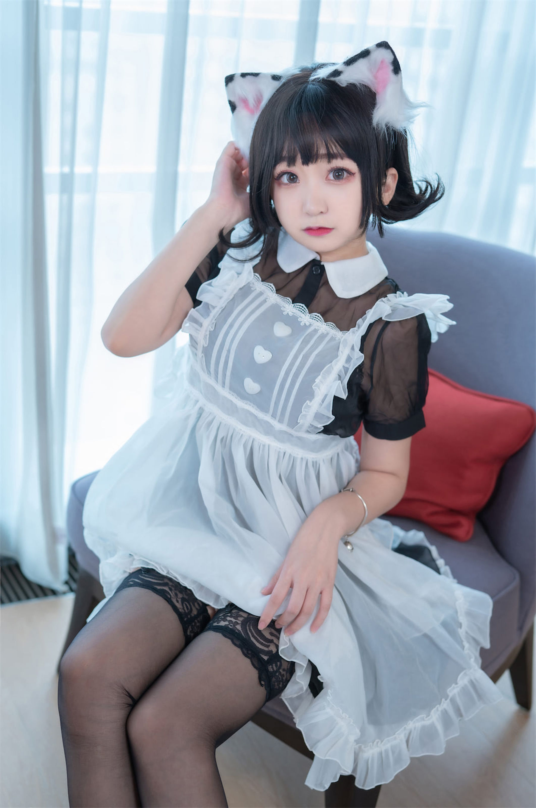 动漫博主恩田直幸 – 奶牛猫女仆 Cosplay-第4张