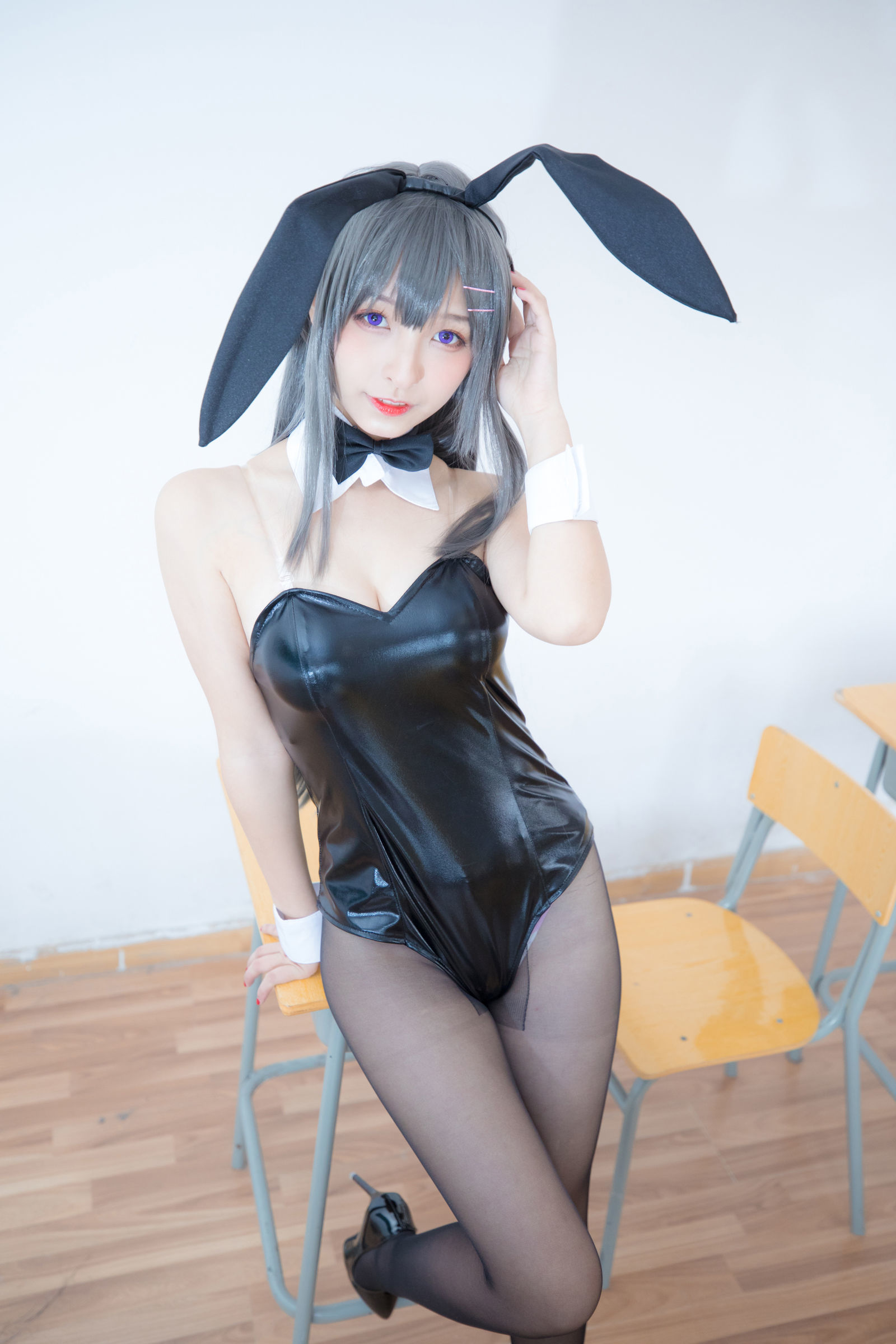 [萝莉COS] 神楽板真冬 樱岛麻衣 Cosplay-第2张
