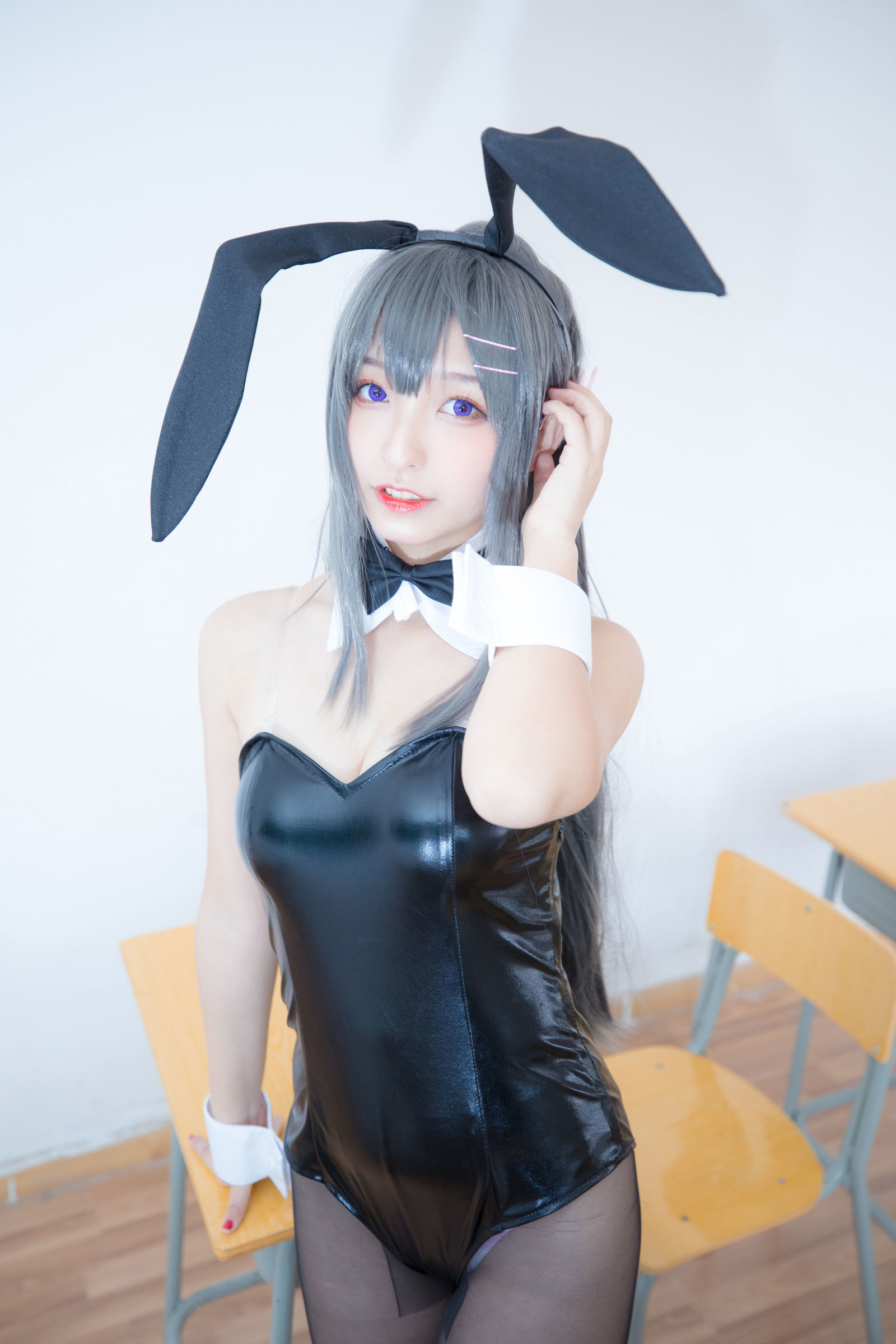 [萝莉COS] 神楽板真冬 樱岛麻衣 Cosplay-第11张