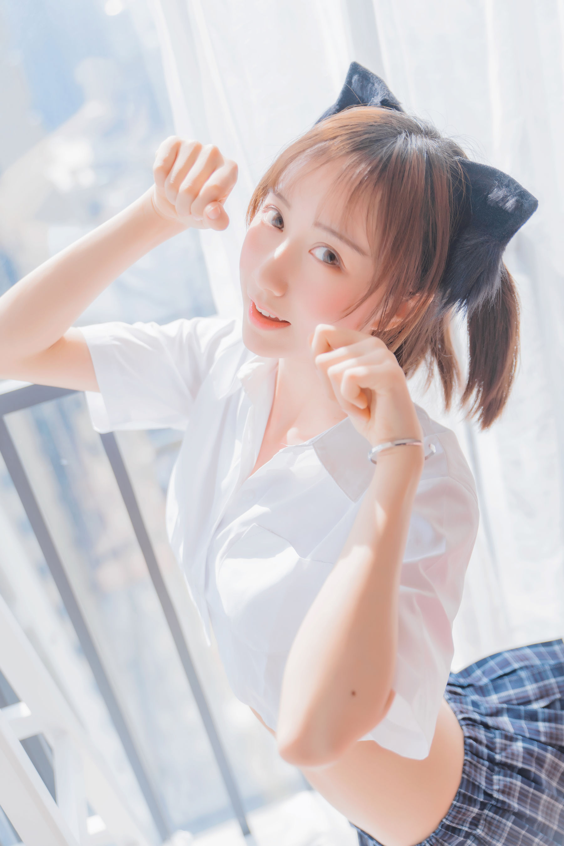 萌系小姐姐木绵绵OwO – 怀中猫 Cosplay-第29张