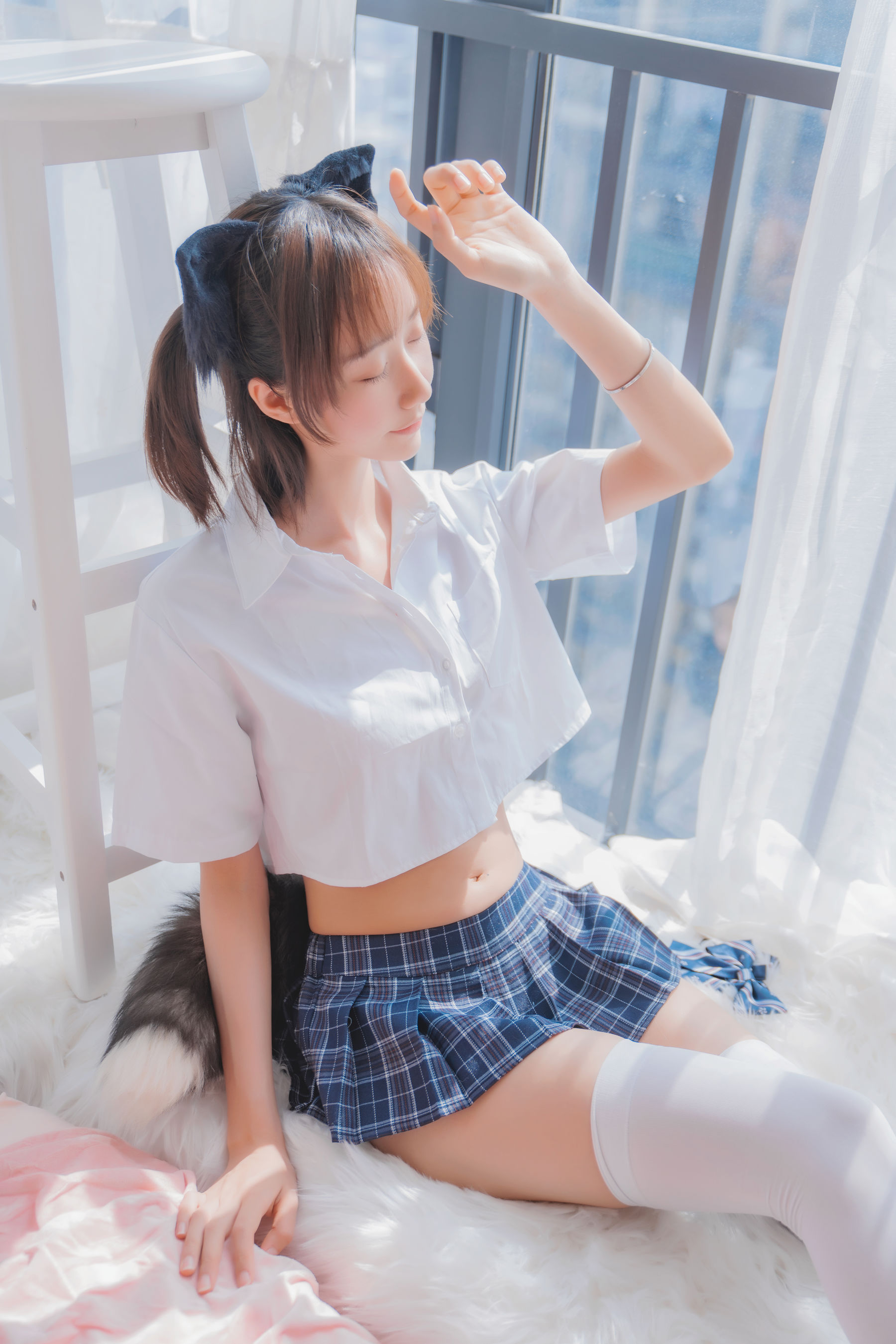 萌系小姐姐木绵绵OwO – 怀中猫 Cosplay-第36张