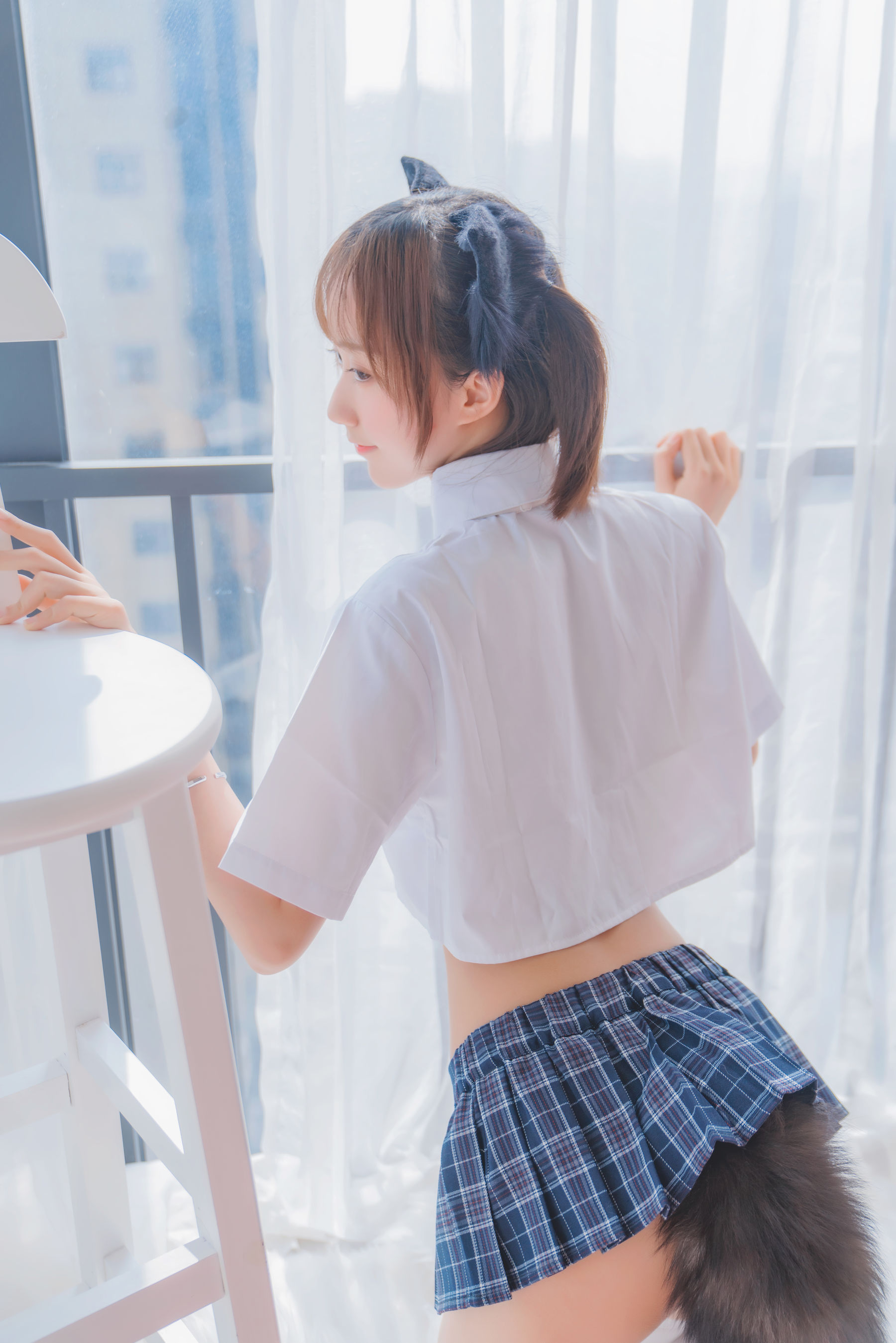 萌系小姐姐木绵绵OwO – 怀中猫 Cosplay-第8张
