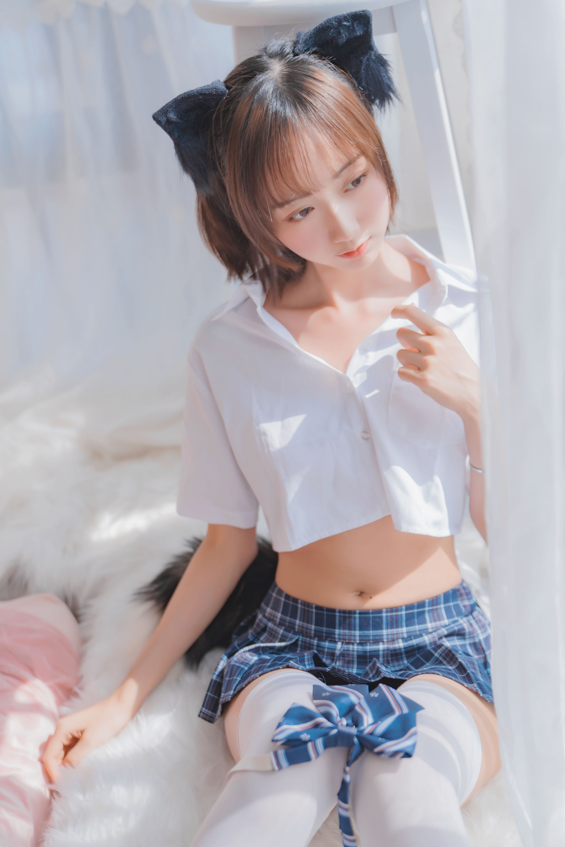 萌系小姐姐木绵绵OwO – 怀中猫 Cosplay-第53张