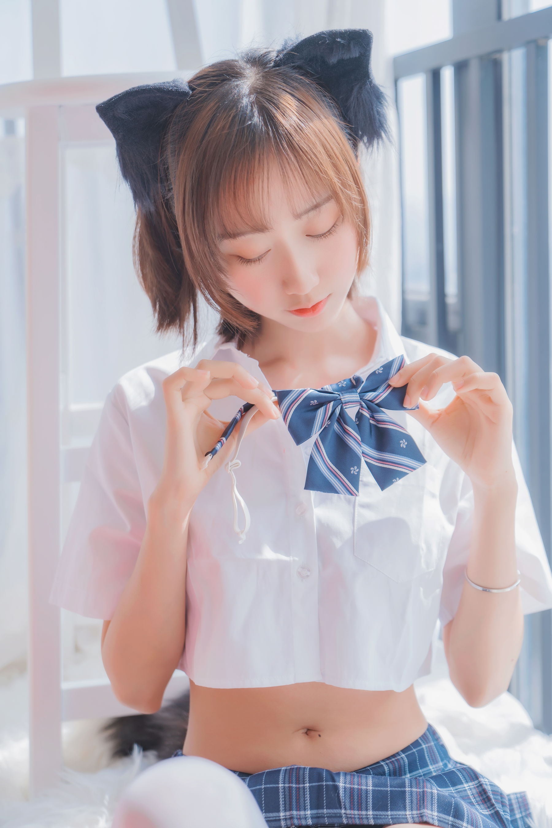 萌系小姐姐木绵绵OwO – 怀中猫 Cosplay-第28张