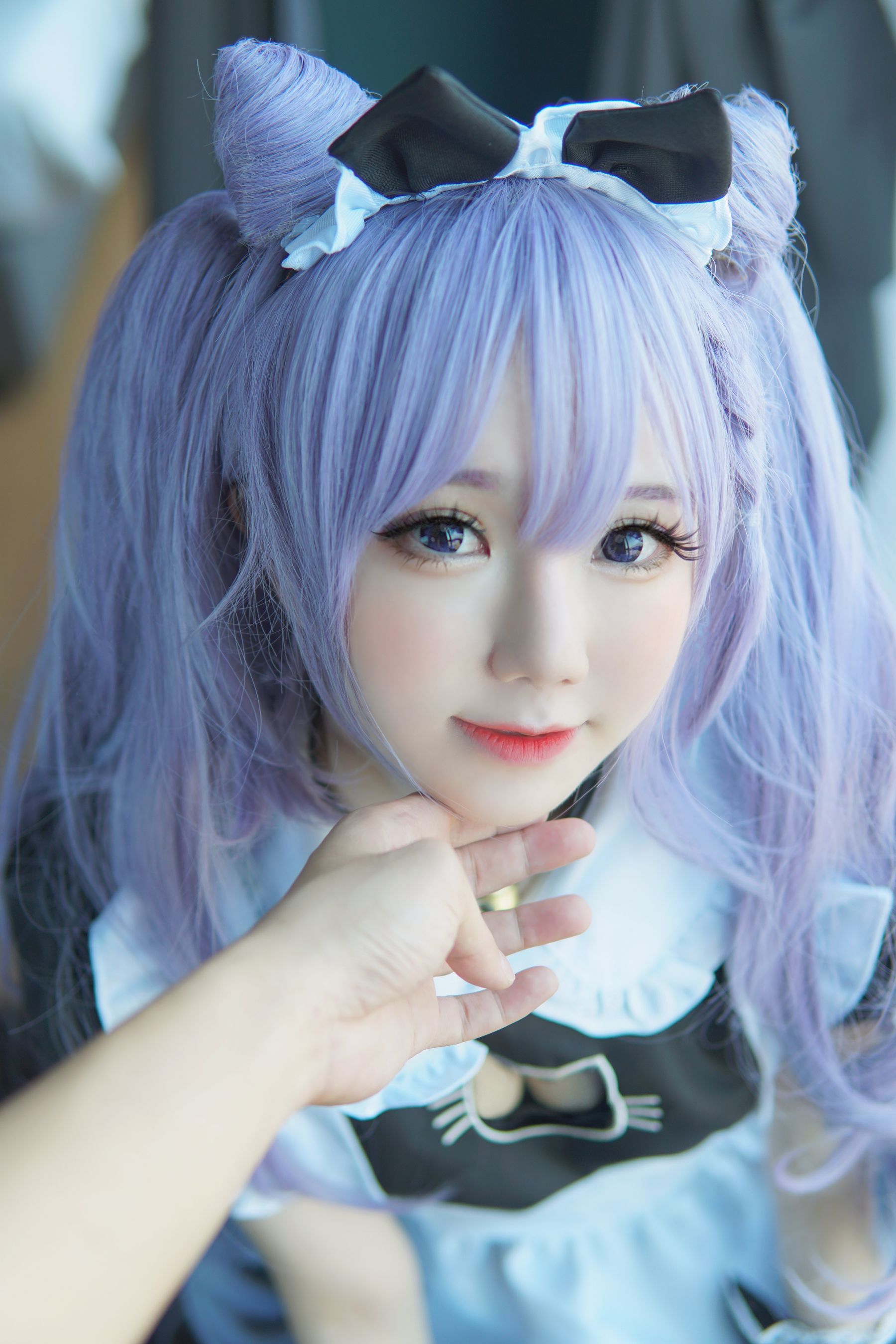 Sally Dorasnow – Keqing Maid Cosplay-第3张