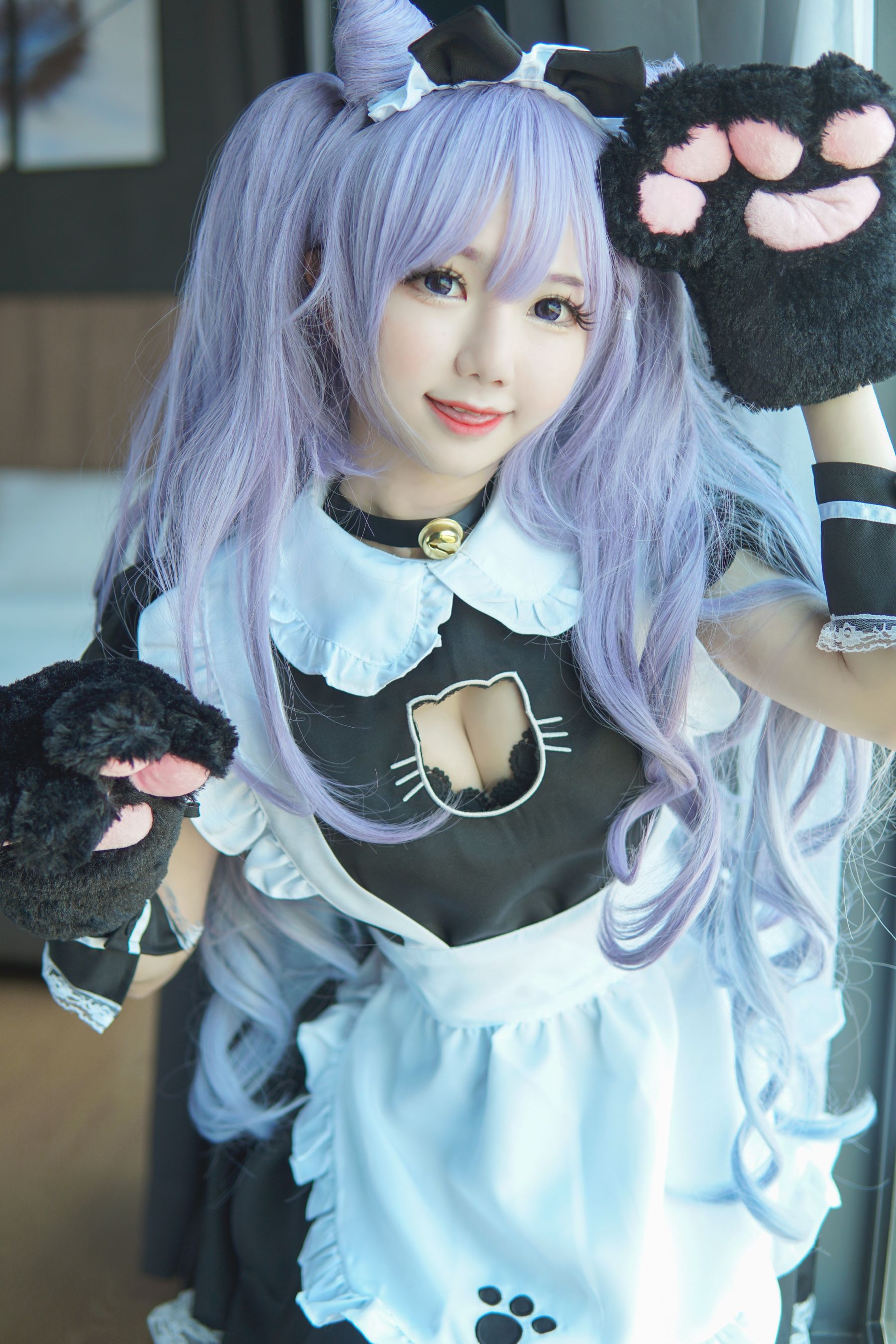 Sally Dorasnow – Keqing Maid Cosplay-第2张