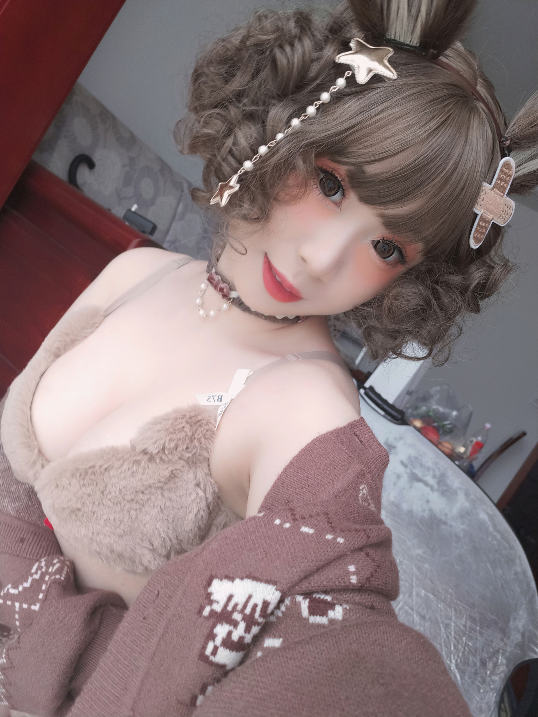Coser小姐姐星之迟迟 – 篝之雾枝 礼服 Cosplay-第81张