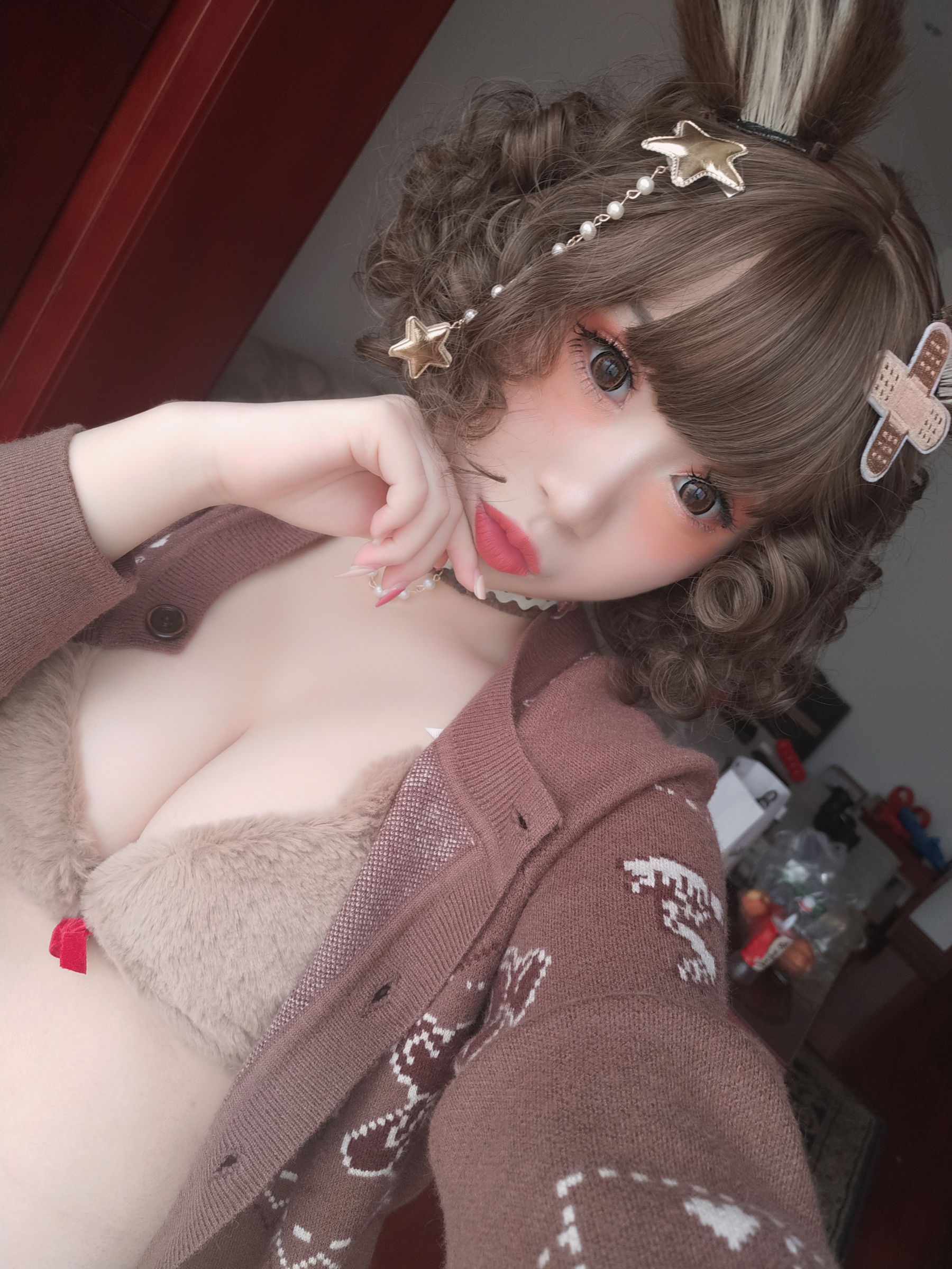 Coser小姐姐星之迟迟 – 篝之雾枝 礼服 Cosplay-第79张