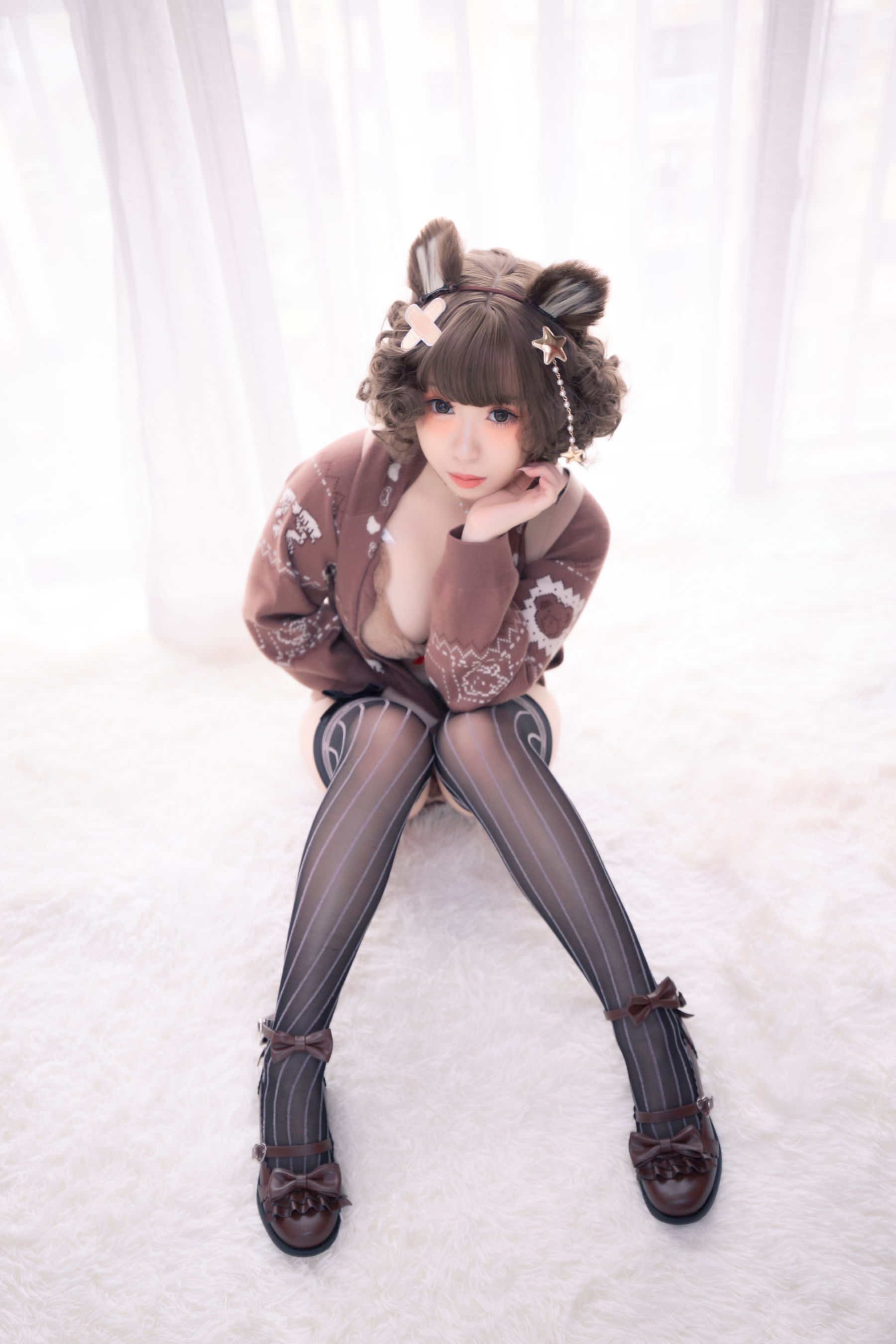 Coser小姐姐星之迟迟 – 篝之雾枝 礼服 Cosplay-第12张
