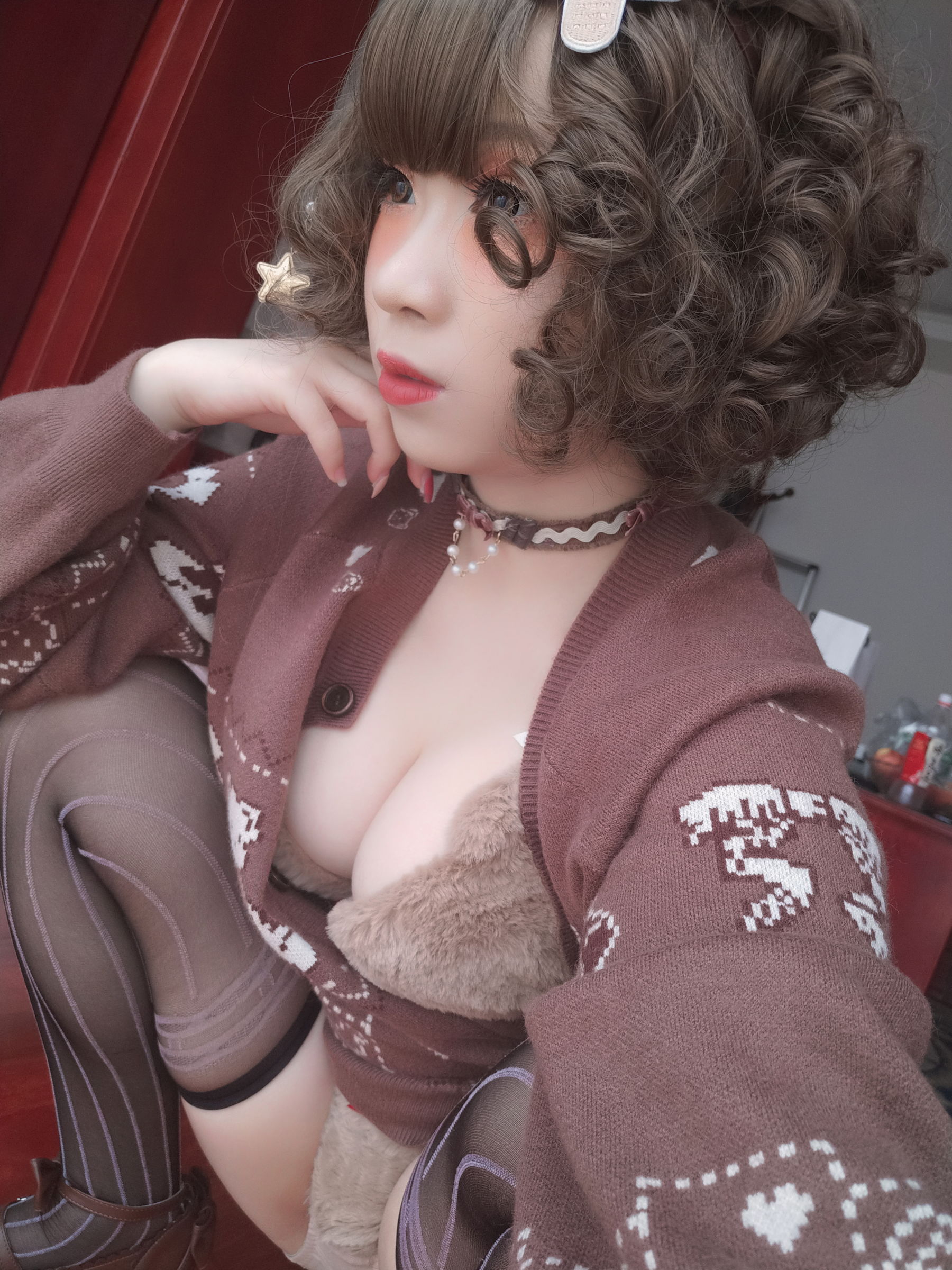 Coser小姐姐星之迟迟 – 篝之雾枝 礼服 Cosplay-第82张