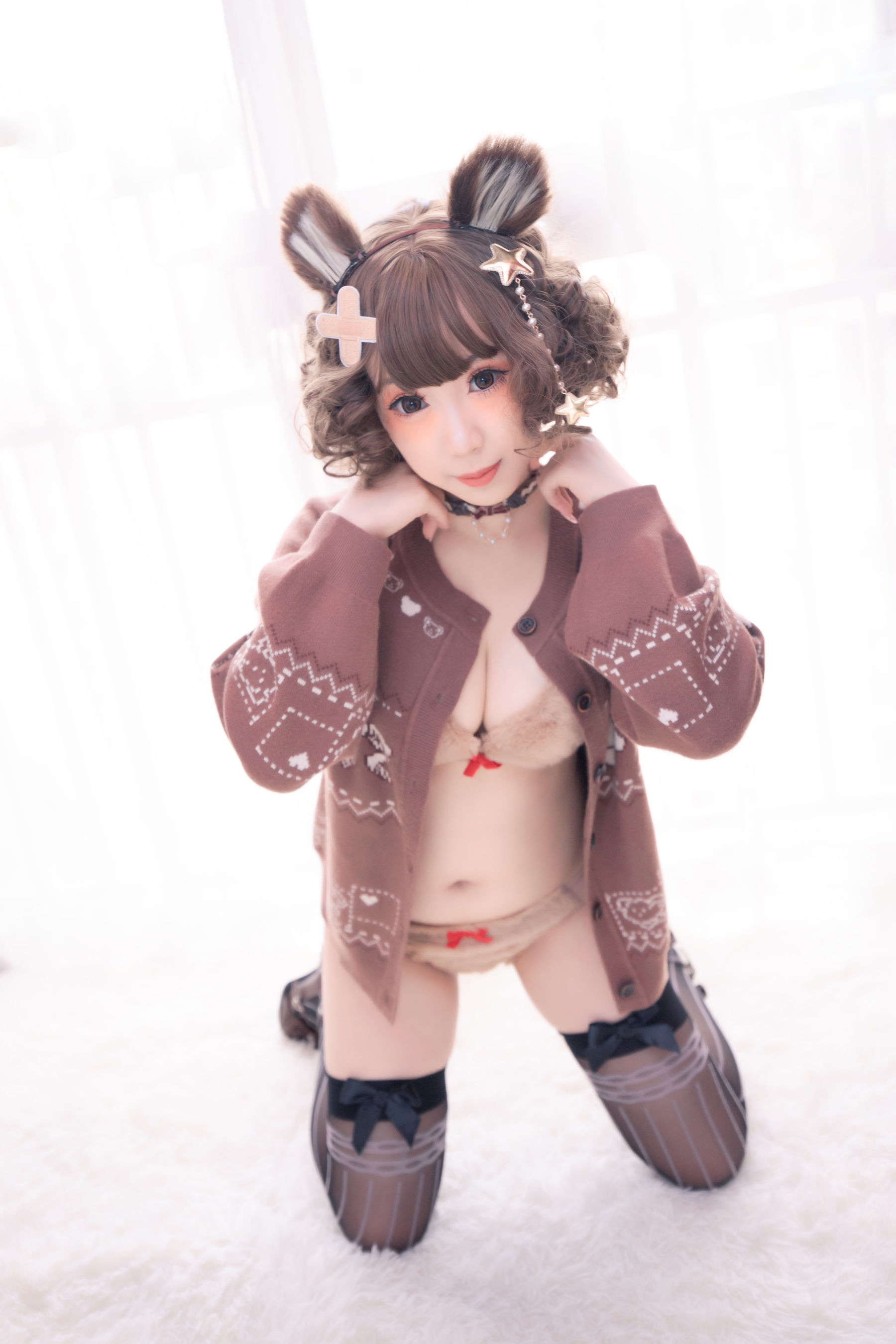 Coser小姐姐星之迟迟 – 篝之雾枝 礼服 Cosplay-第6张