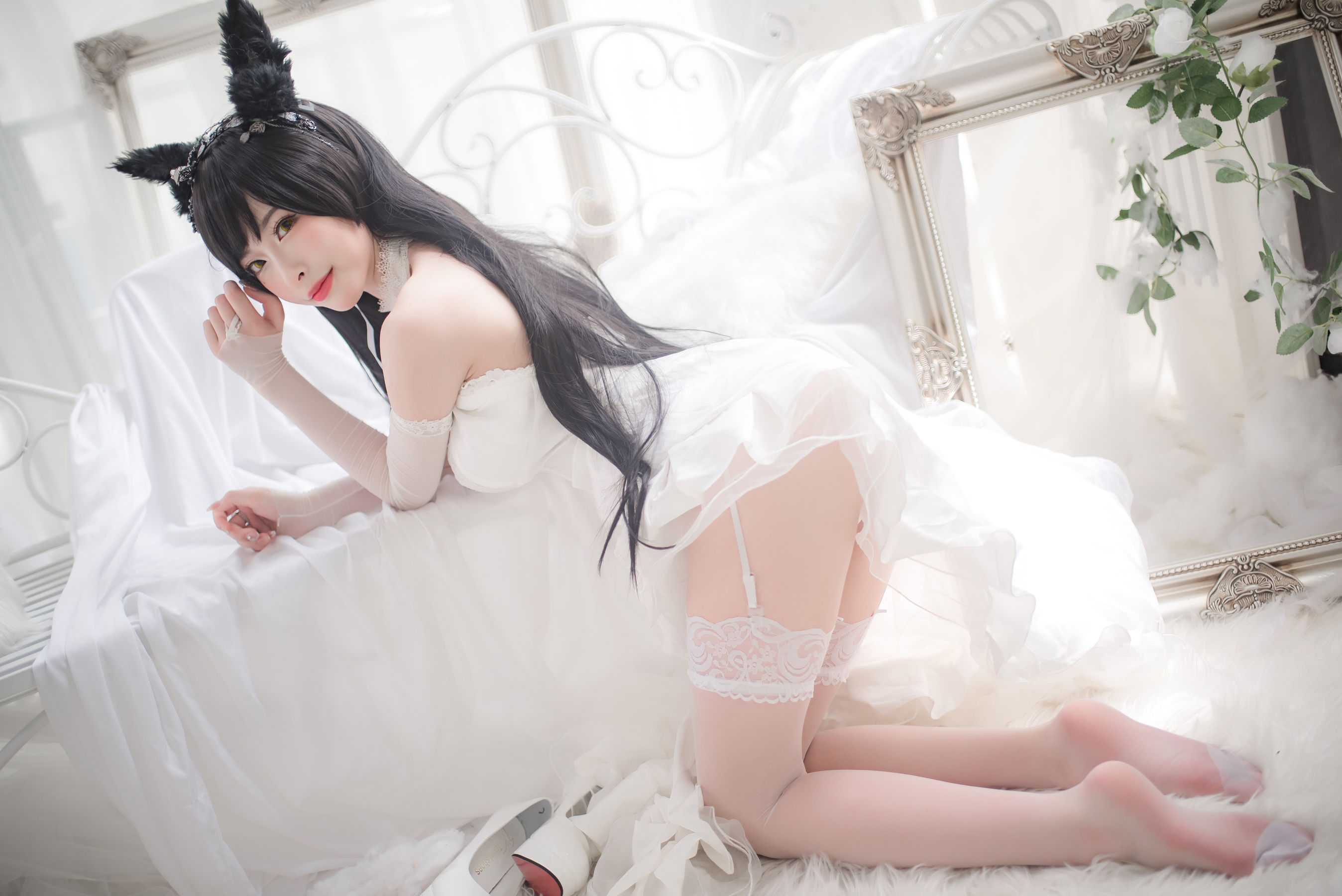 尤物清水由乃 – 爱宕婚纱 Cosplay-第4张
