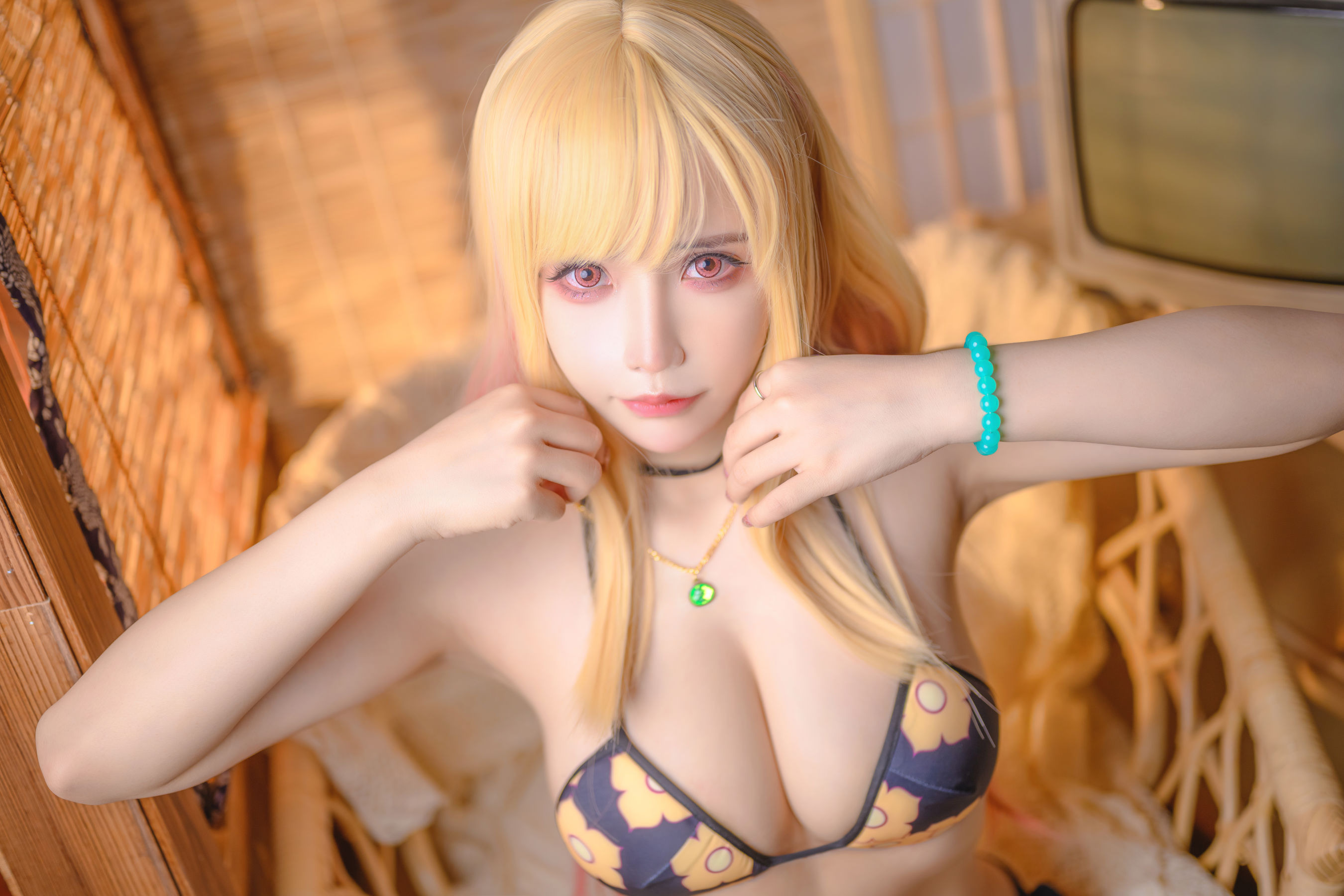 二次元妹子抱走莫子aa – 喜多川泳装 Cosplay-第34张