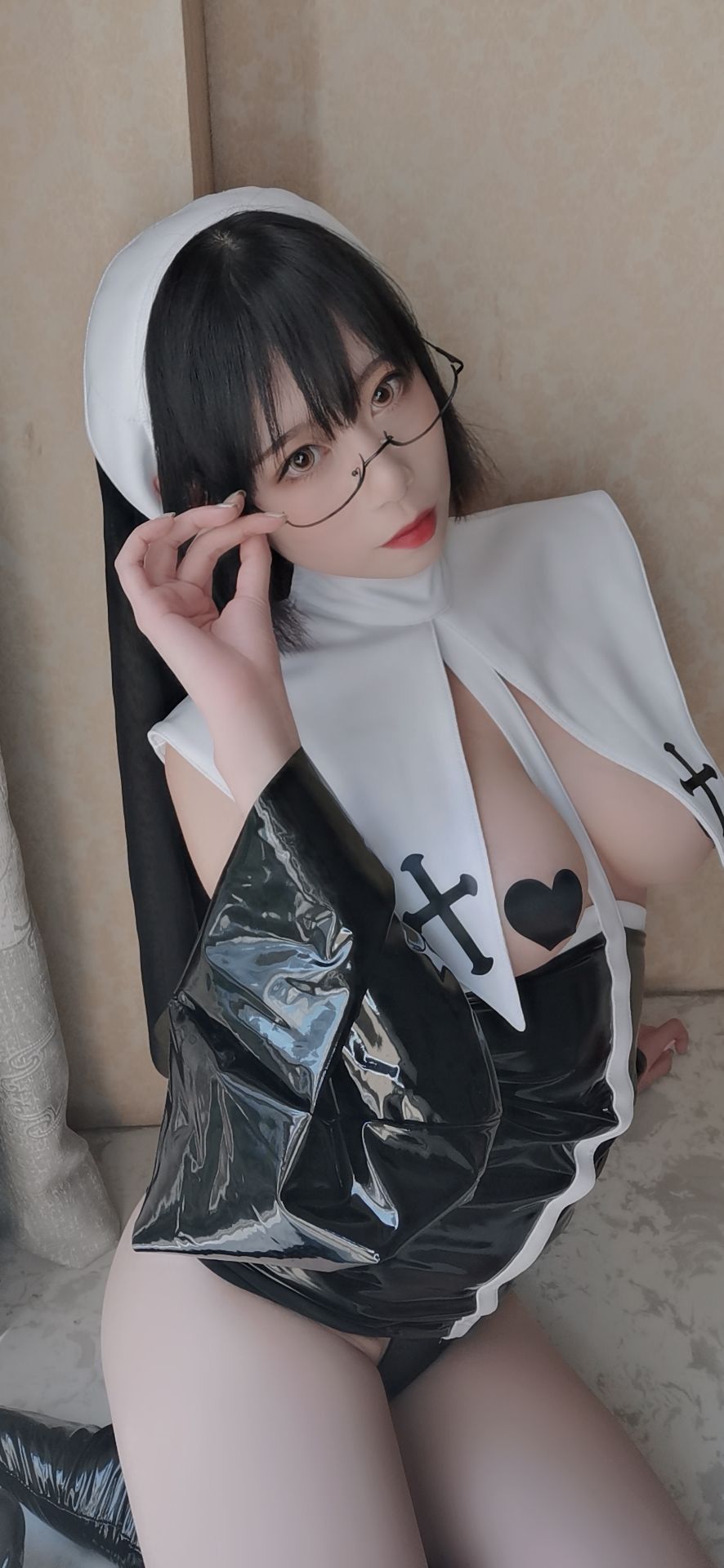 萌妹奈汐酱nice – 修女 Cosplay-第3张
