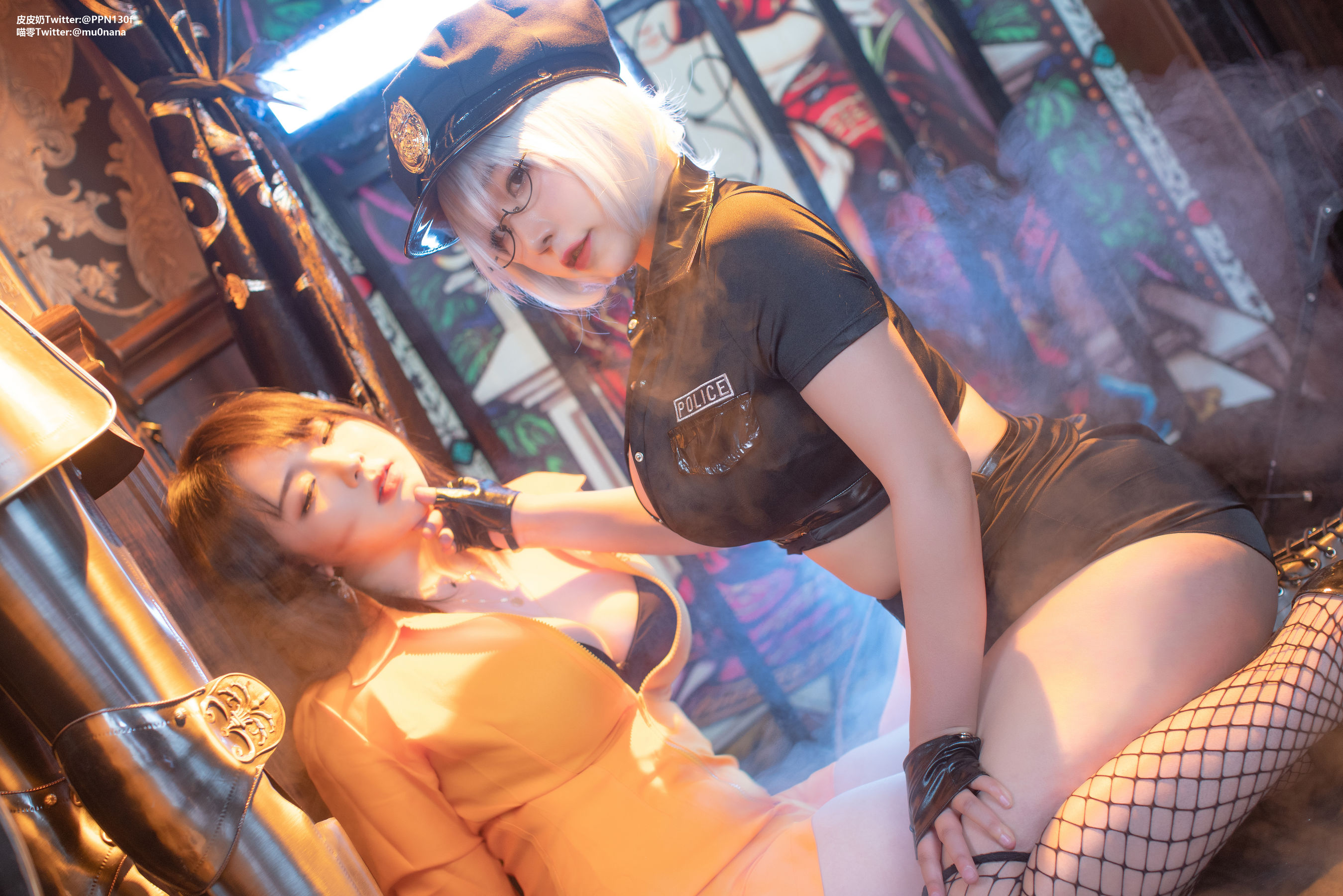 皮皮奶可可爱了啦喵零 – 匪警 Cosplay-第2张
